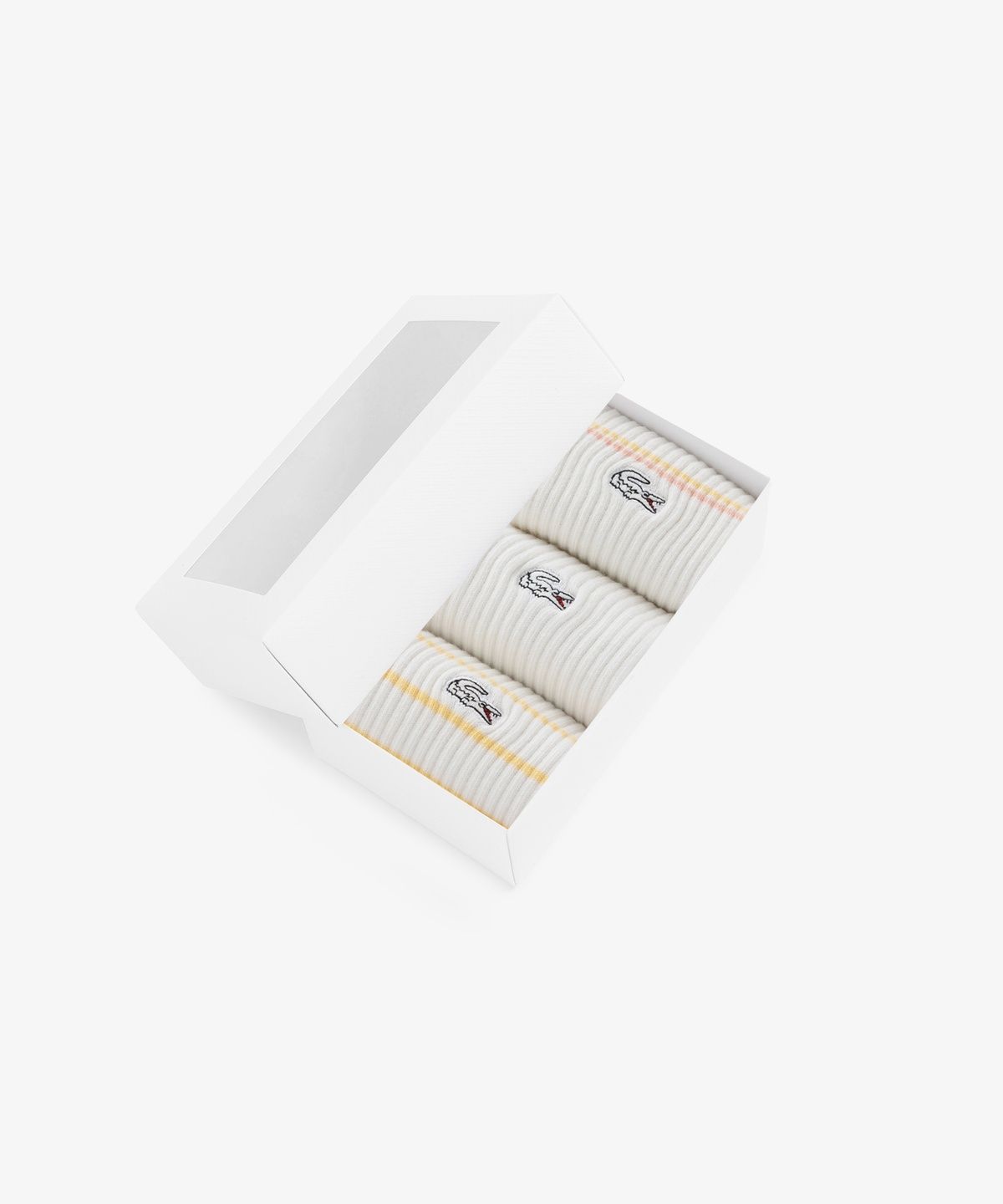 라코스테(LACOSTE) 여성 디자인 3P 번들 RA324B-56G 107