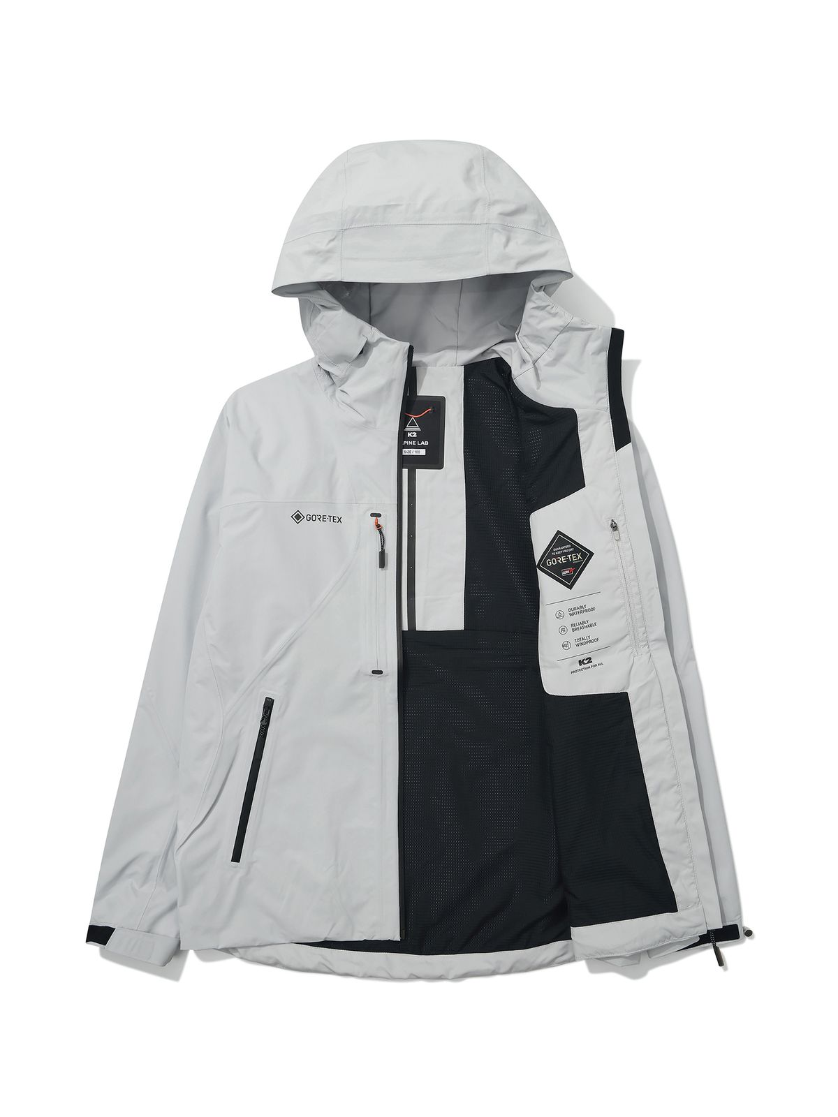 케이투(K2) ALP EXPERT 고어텍스 2L 방수자켓_SILVER