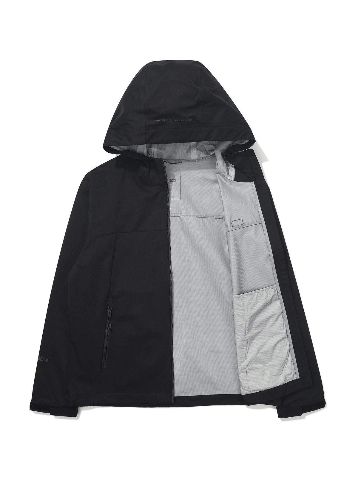 케이투(K2) FLYHIKE 경량 3L 방풍자켓 W_Black