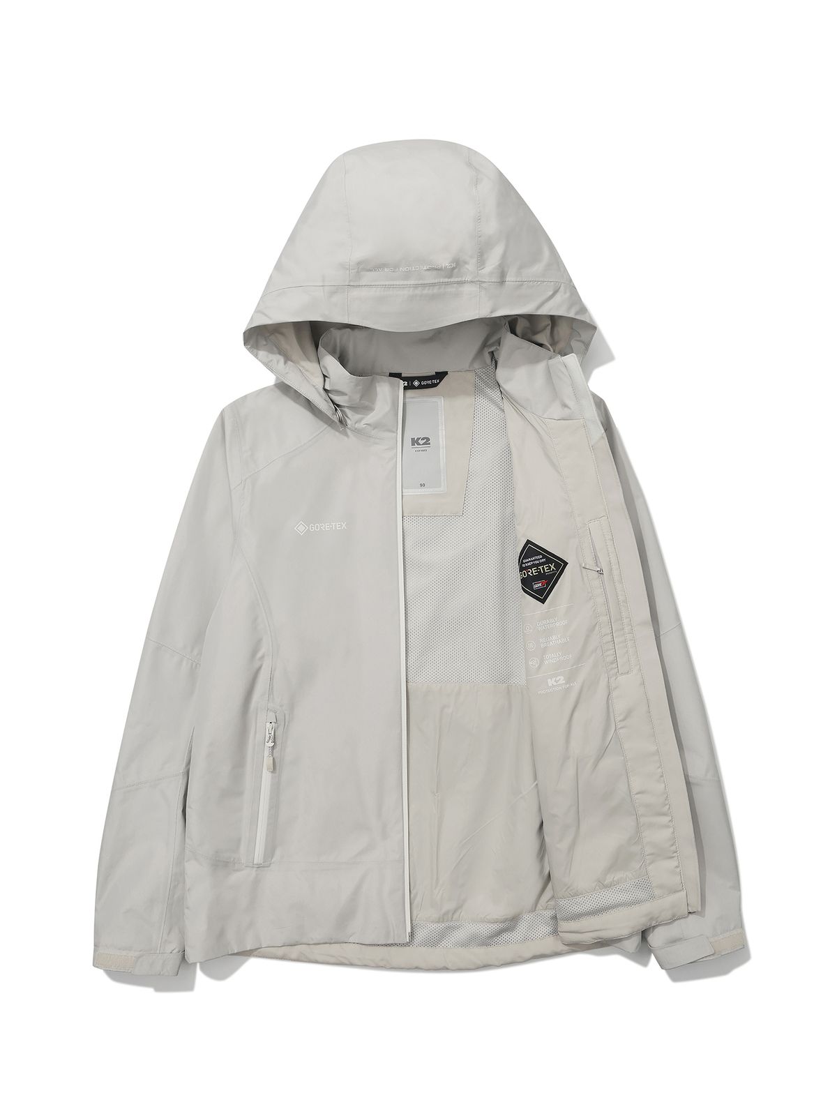 케이투(K2) 써라운드(SURROUND) 고어 2L 자켓 W_PEARL GREY