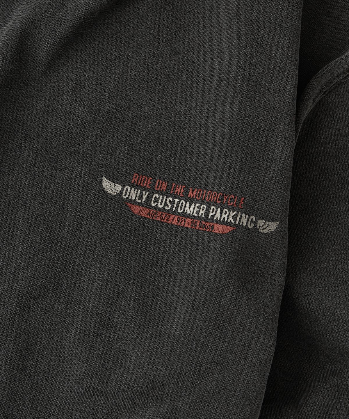 아웃스탠딩(OUTSTANDING) MOT SERIES LONG SLEEVE(PIT STOP)_PIGMENT CHARCOAL