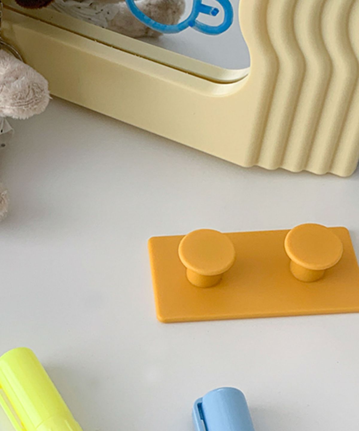 류블류샵(LYUBLYUSHOP) 블럭 모자 소품 헹거 후크 벽걸이 4개 1SET