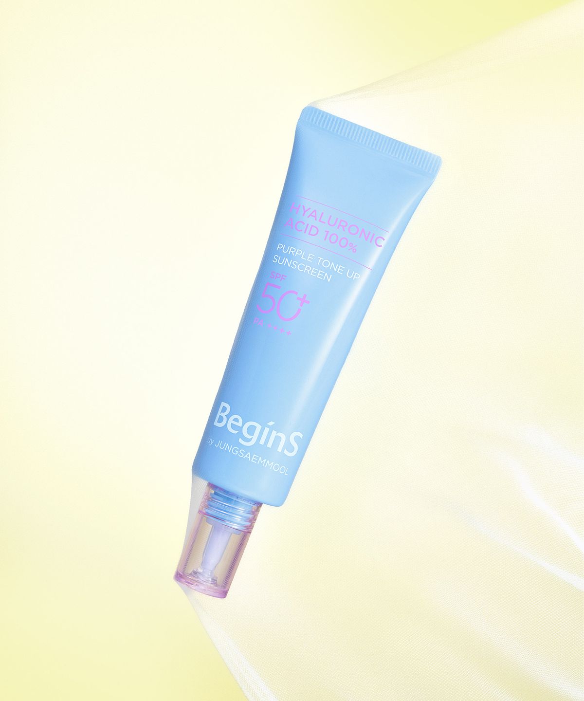 비긴스 바이 정샘물(BEGINS) 블루 캐모마일 히알루론산 수분/퍼플 톤업 선크림 50ml (톤업 선크림 5ml 증정)