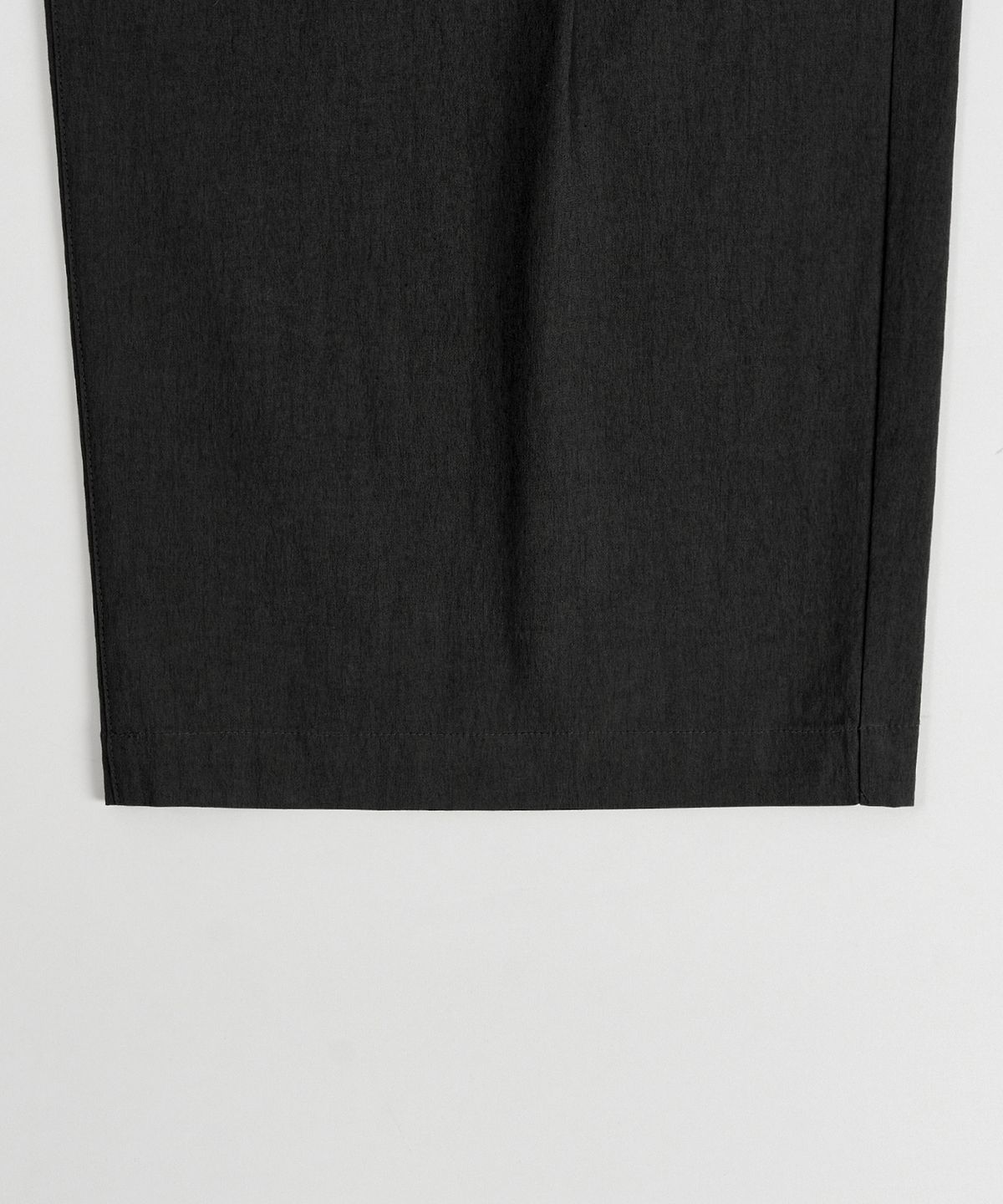 엑스컨테이너(EXCONTAINER) [여름용] 나일론 이지 턱 와이드 팬츠 (BLACK)