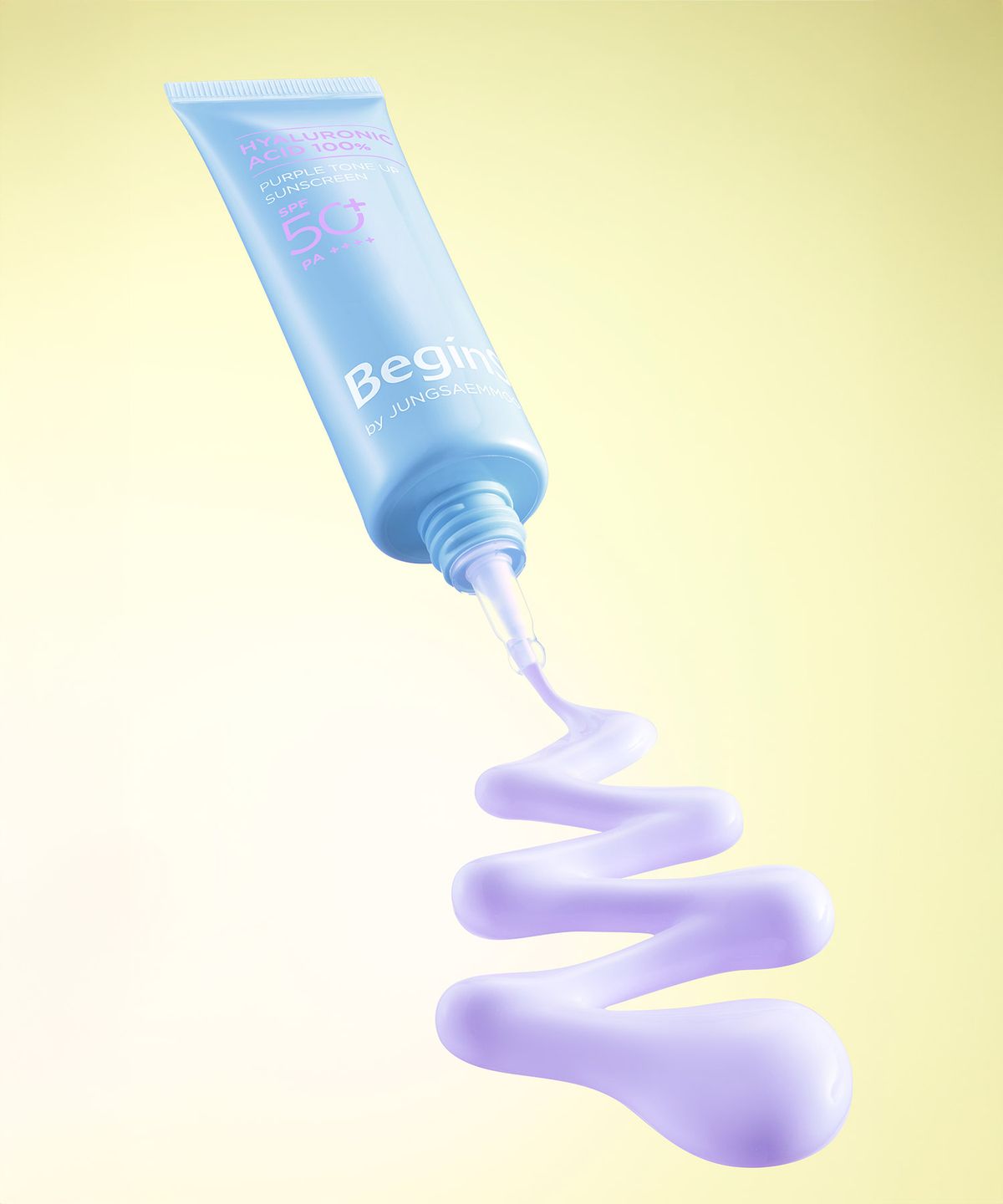 비긴스 바이 정샘물(BEGINS) [2SET] 블루 캐모마일 히알루론산 수분/퍼플 톤업 선크림 50ml 2개 (선크림 3종 KIT: 수분톤업+퍼플톤업+수분선크림 5ml 증정)