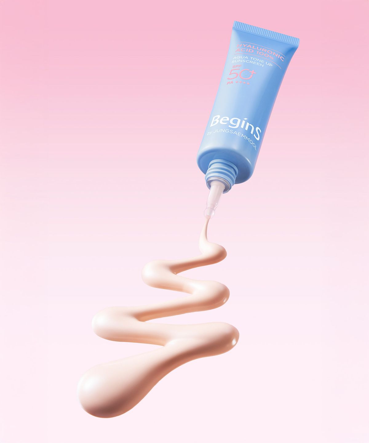 비긴스 바이 정샘물(BEGINS) [2SET] 블루 캐모마일 히알루론산 수분/퍼플 톤업 선크림 50ml 2개 (선크림 3종 KIT: 수분톤업+퍼플톤업+수분선크림 5ml 증정)