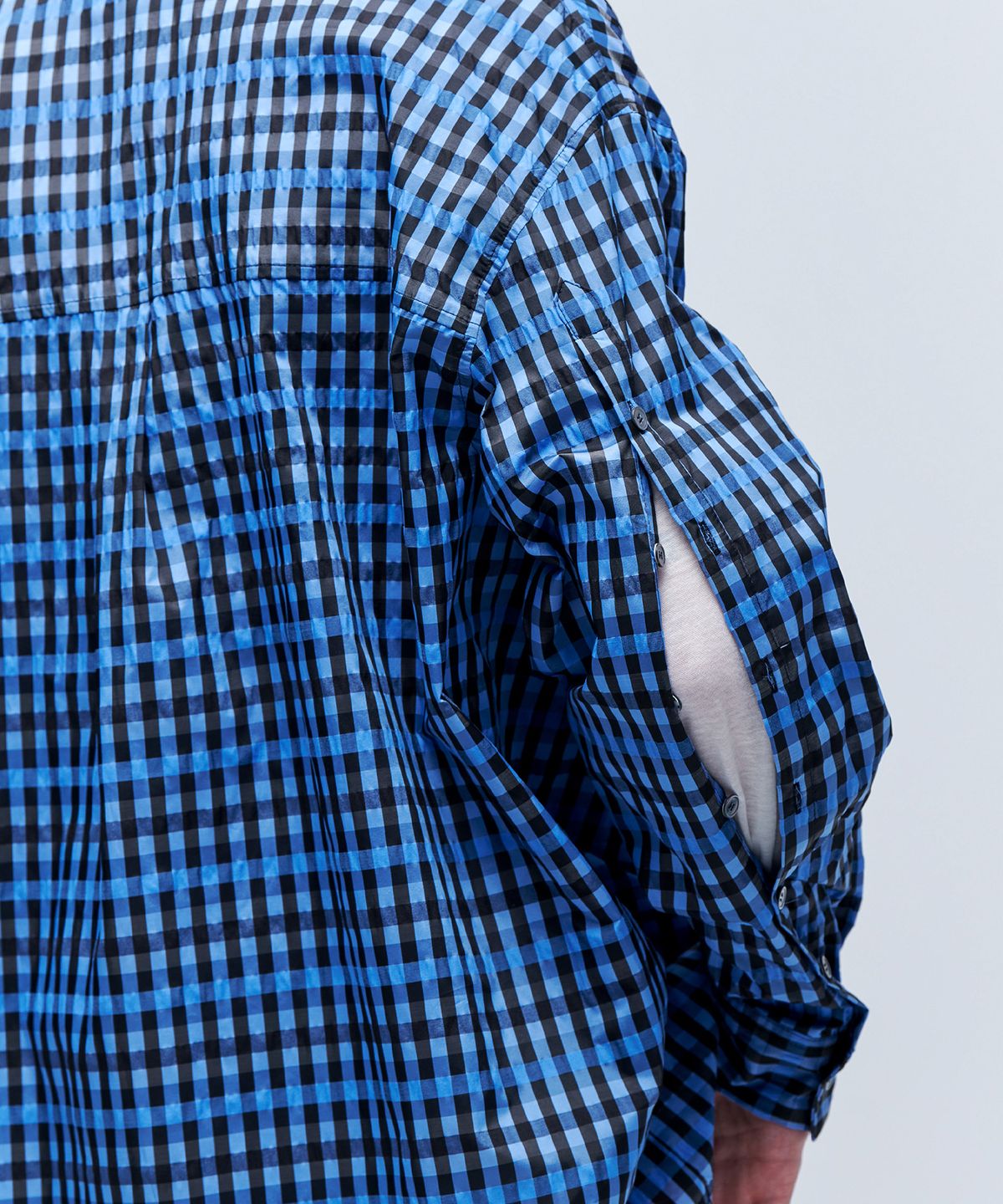 애니타임로릭(ANYTIME LOREAK) IRIS SHIRT - DEEPBLUE