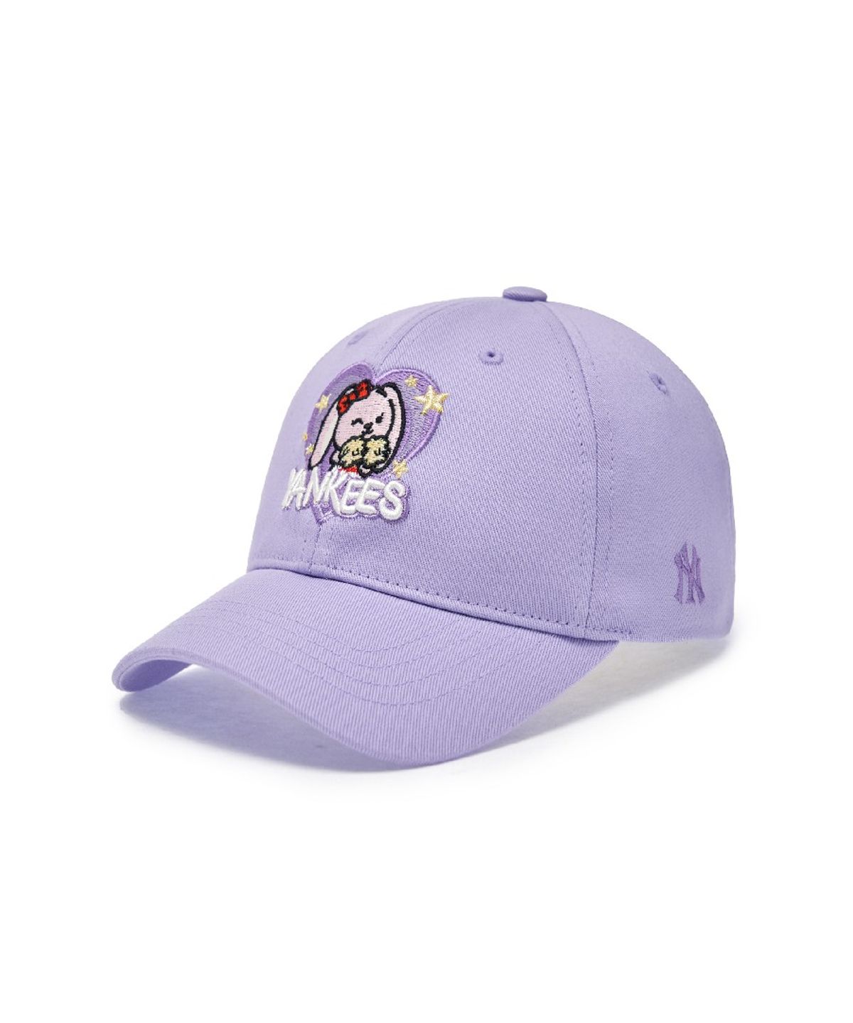 엠엘비 키즈(MLB KIDS) 메가베어프렌즈 여아 하트 볼캡 NY (Lavender)