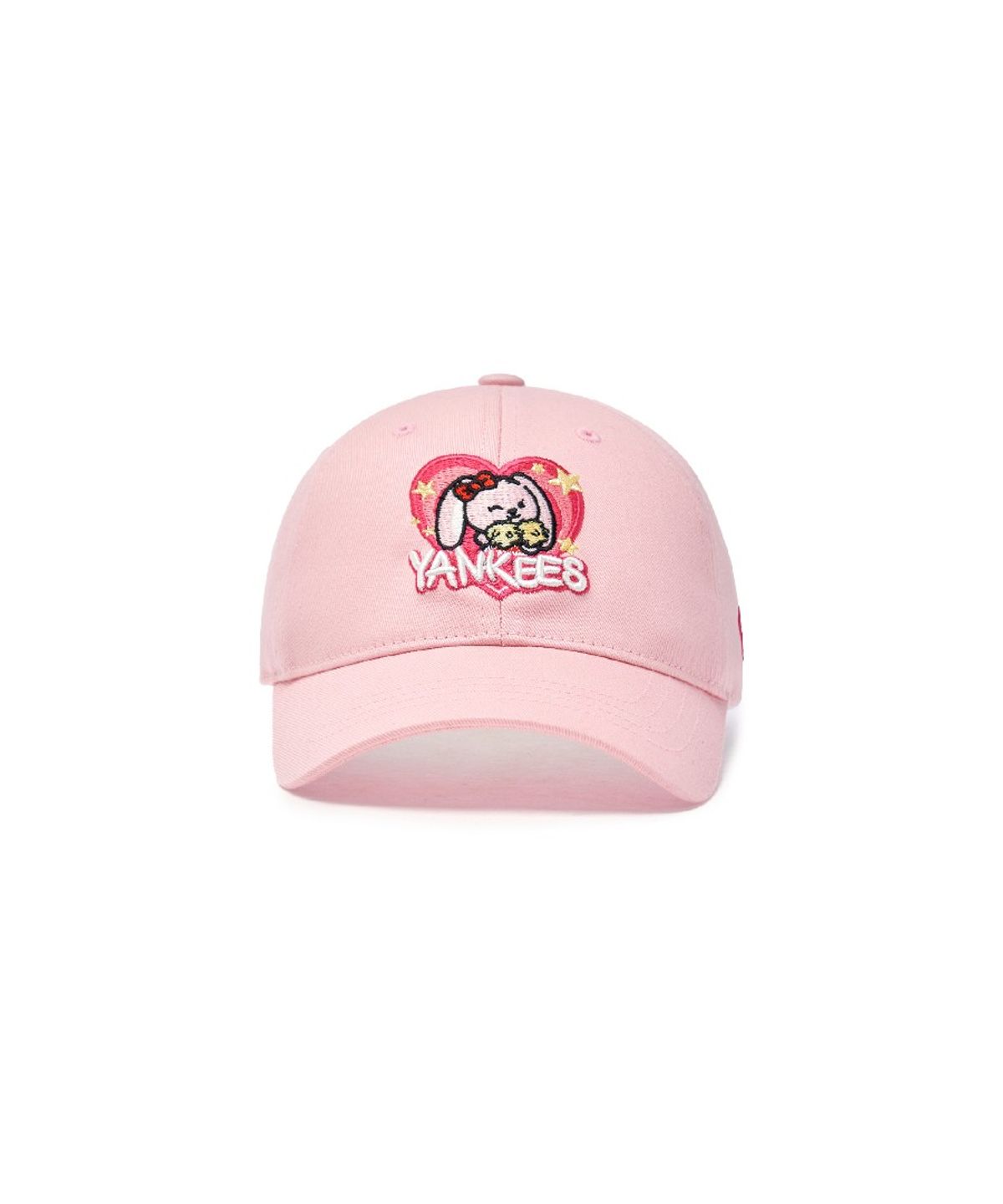 엠엘비 키즈(MLB KIDS) 메가베어프렌즈 여아 하트 볼캡 NY (L.Pink)