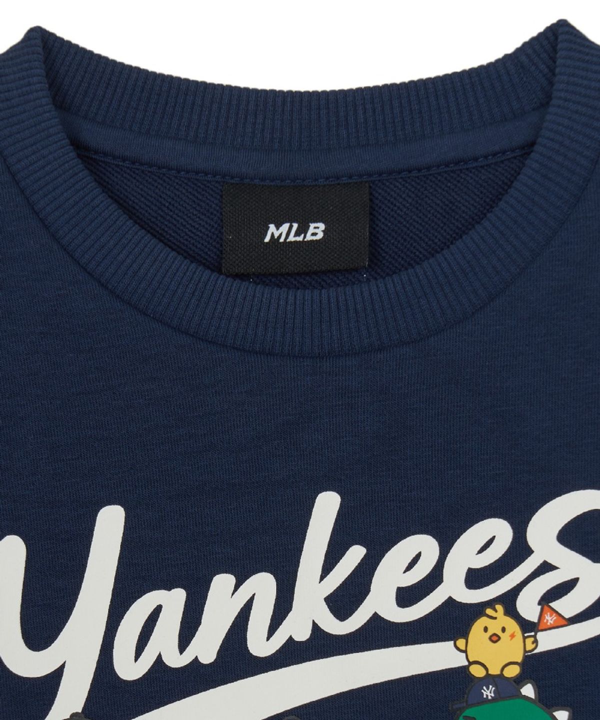 엠엘비 키즈(MLB KIDS) 메가베어 프렌즈 아트웍 맨투맨 세트 NY (Navy)