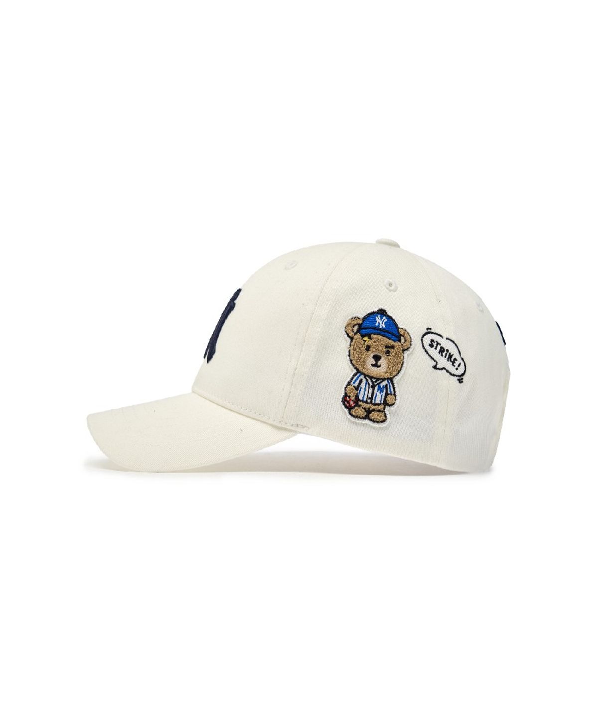 엠엘비 키즈(MLB KIDS) 메가베어 프렌즈 말풍선 볼캡 NY (Ivory)