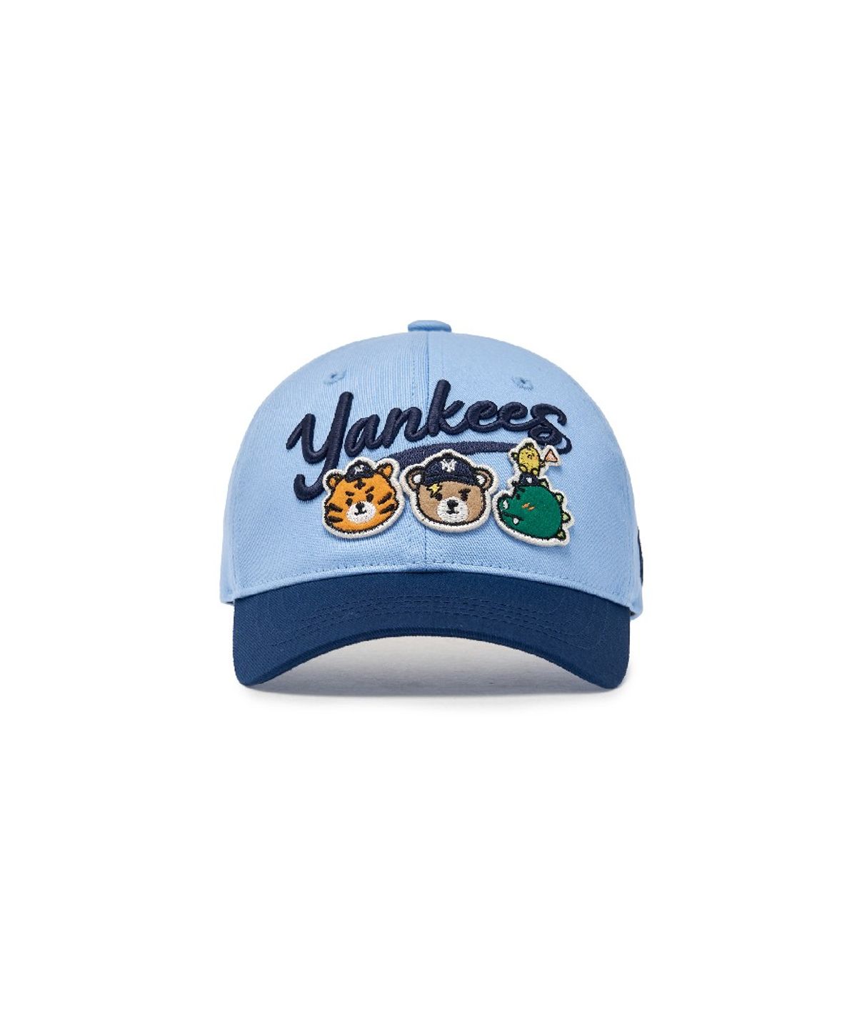 엠엘비 키즈(MLB KIDS) 메가베어 프렌즈 배색 볼캡 NY (Navy)