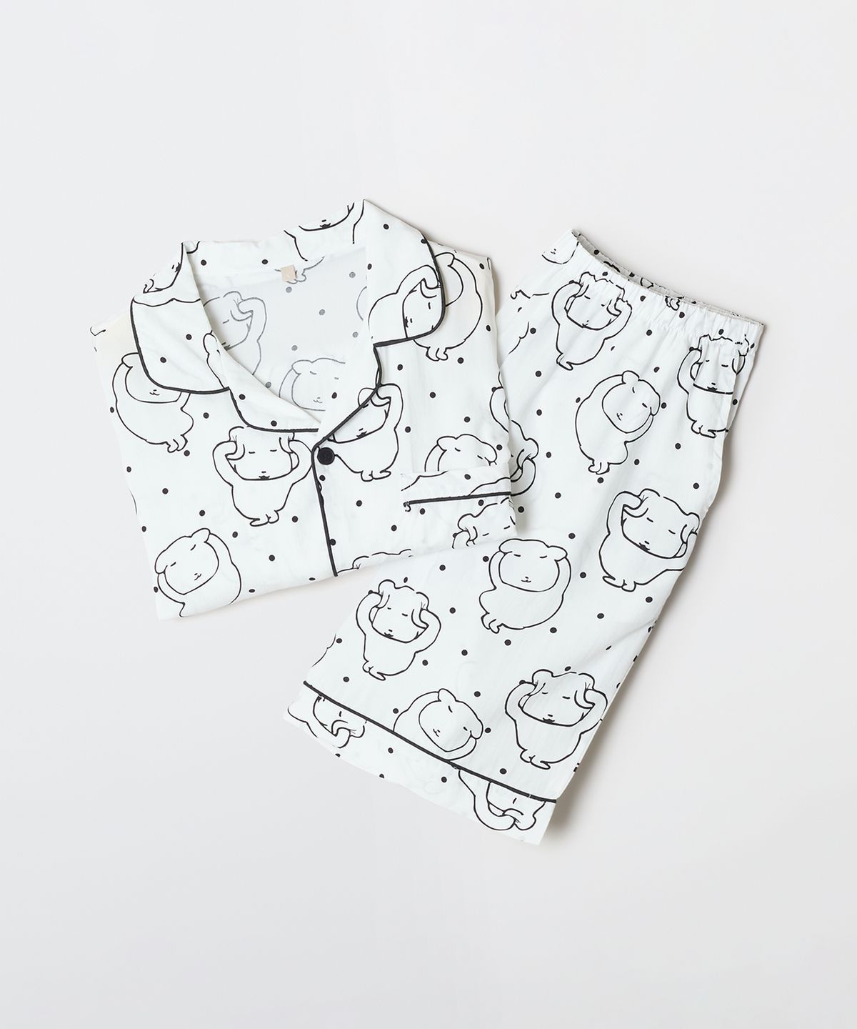스파오(SPAO) [가나디] 반팔 파자마(WHITE)_SPPPG25U06