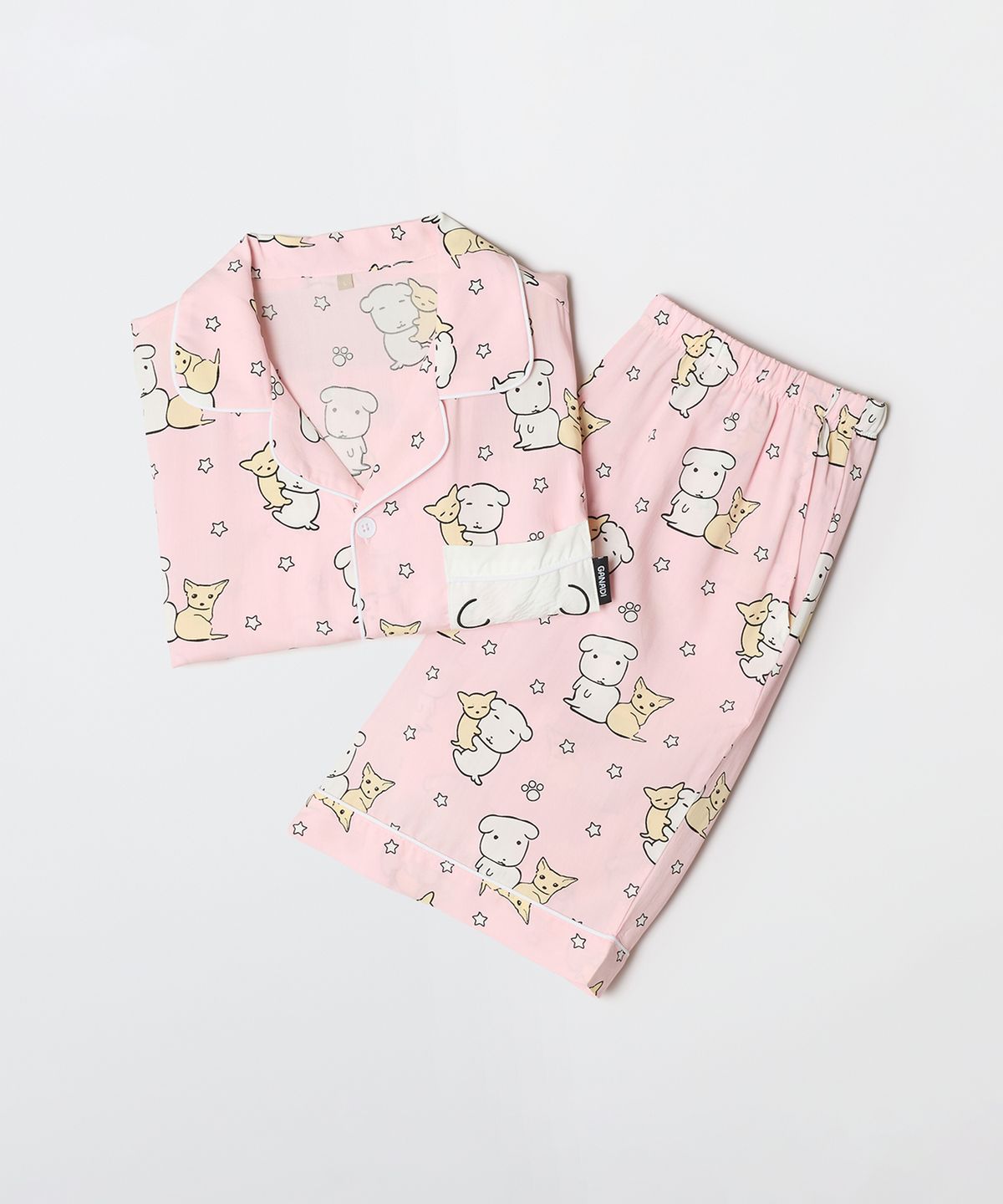 스파오(SPAO) [가나디] 반팔 파자마(PINK)_SPPPG25U06