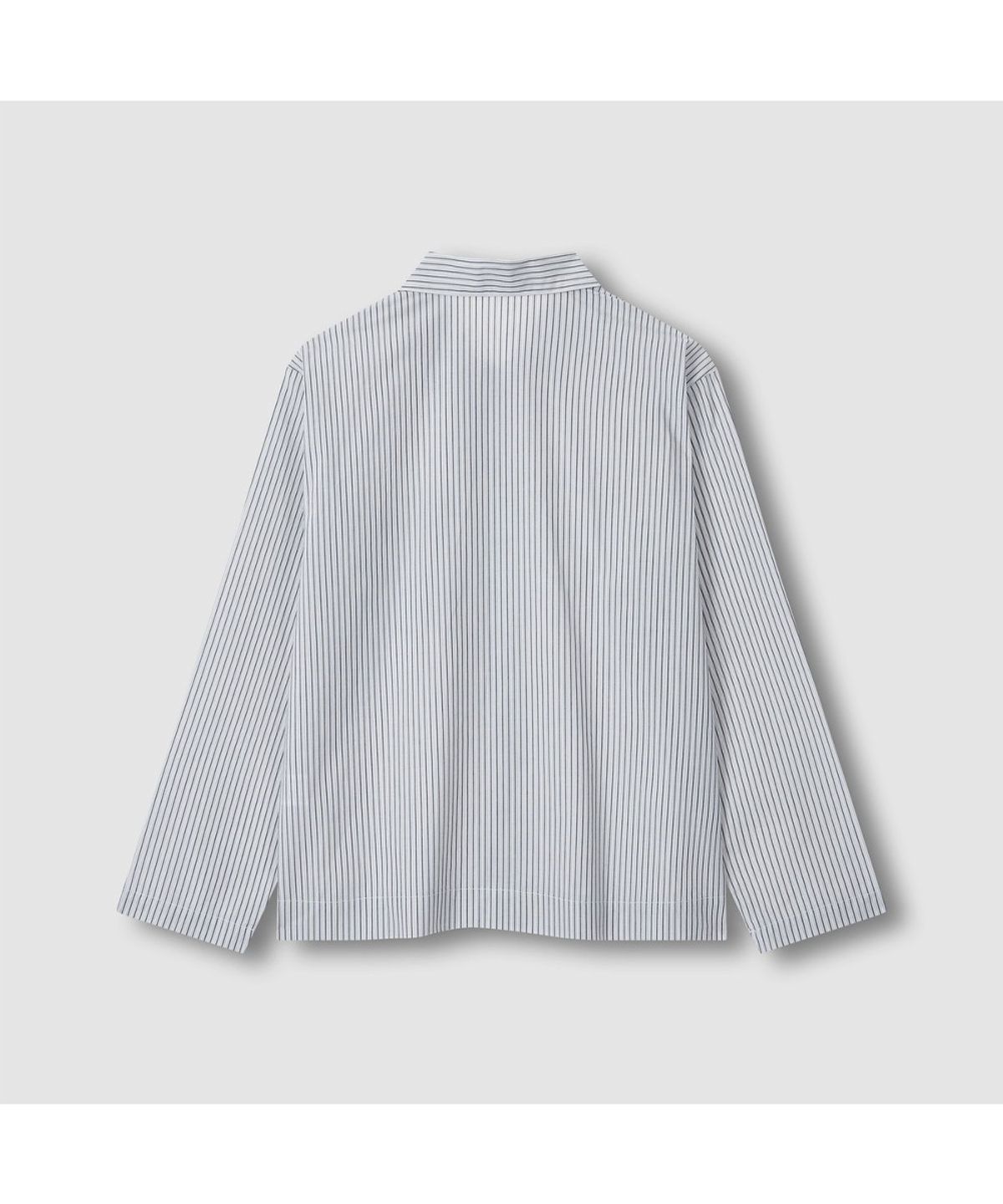자주(JAJU) [공용] 60수 코튼 긴팔 라운지 셔츠 [S-XL]_라이트 네이비