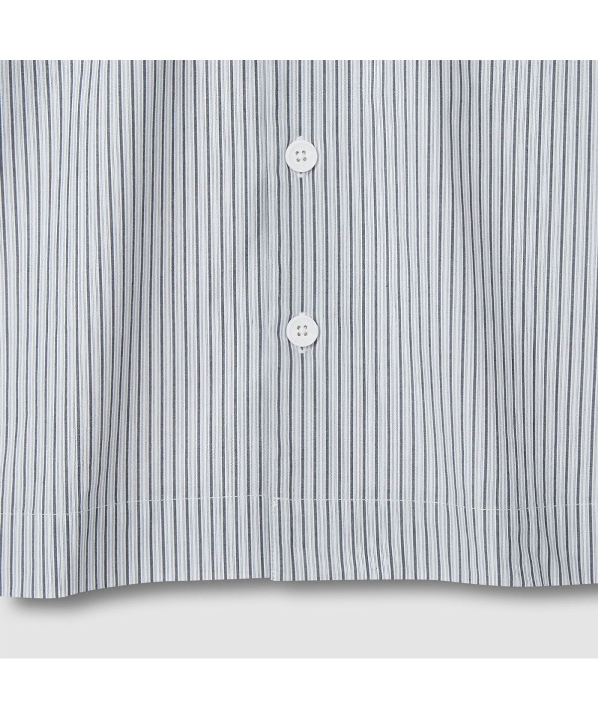 자주(JAJU) [공용] 60수 코튼 긴팔 라운지 셔츠 [S-XL]_라이트 네이비