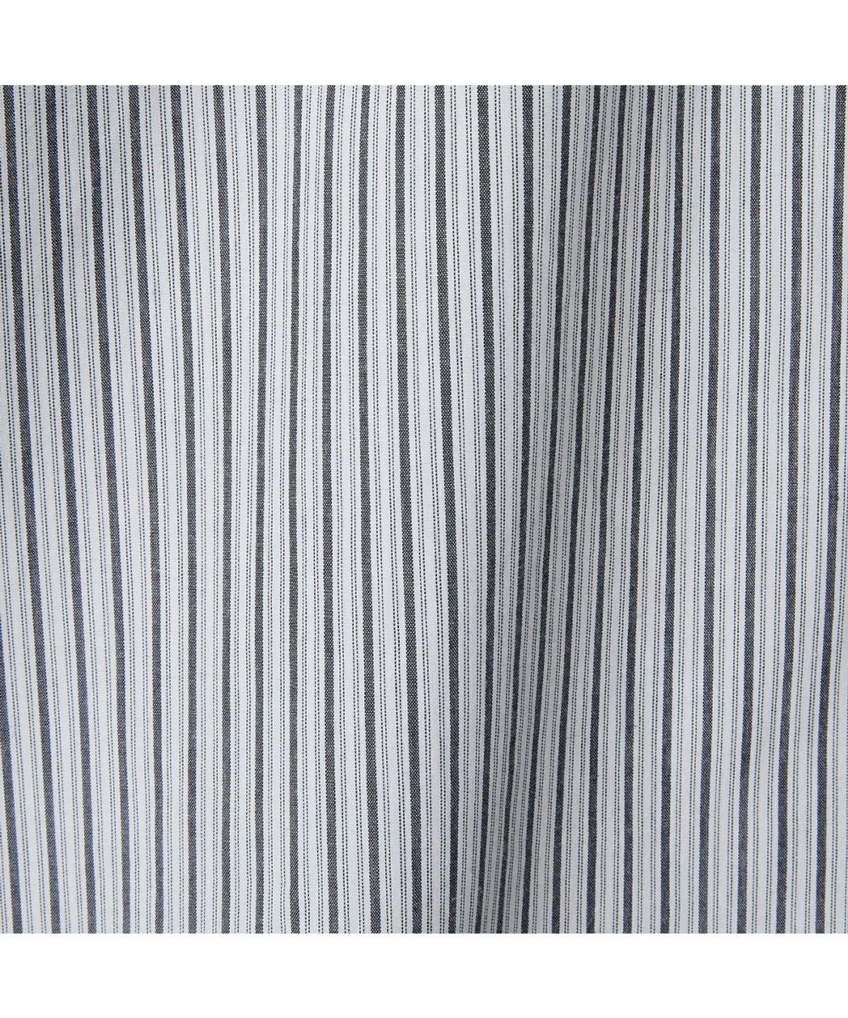 자주(JAJU) [공용] 60수 코튼 긴팔 라운지 셔츠 [S-XL]_라이트 네이비