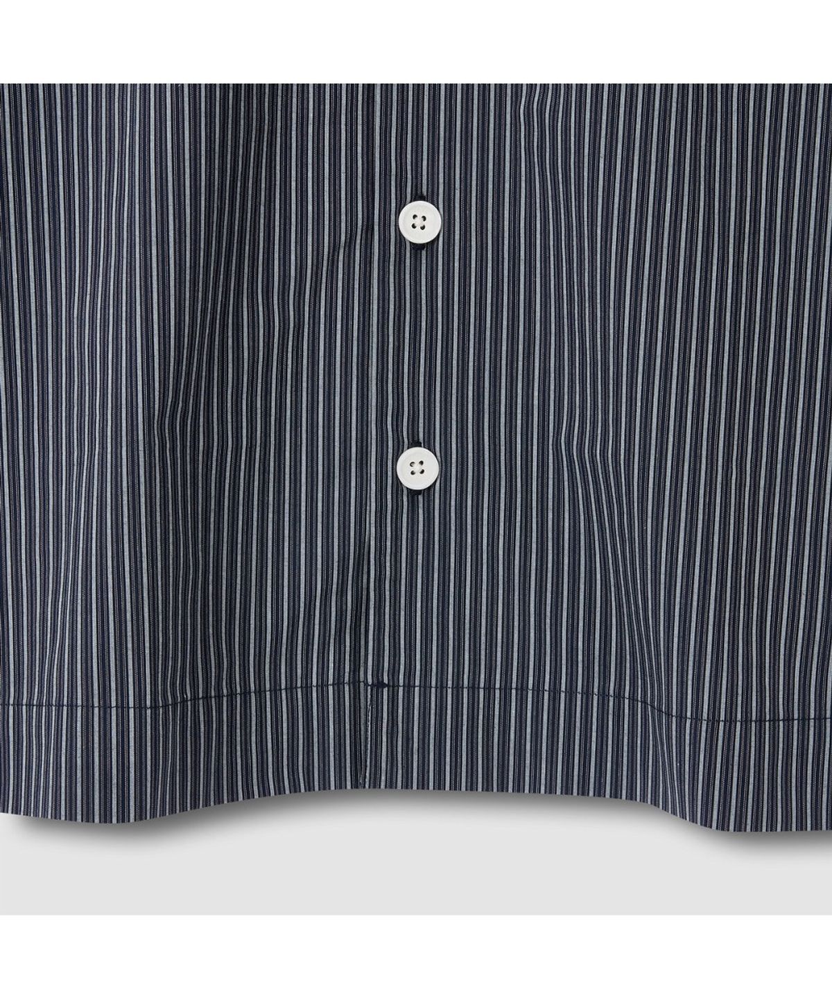 자주(JAJU) [공용] 60수 코튼 긴팔 라운지 셔츠 [S-XL]_다크 네이비