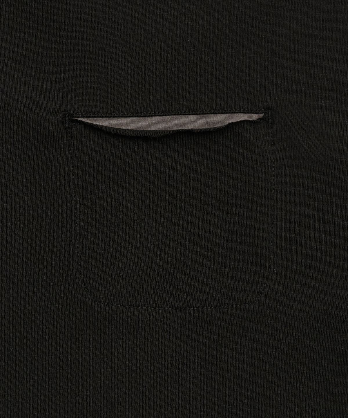 토피(TOFFEE) 레이어드 포켓 크롭 티 (BLACK)