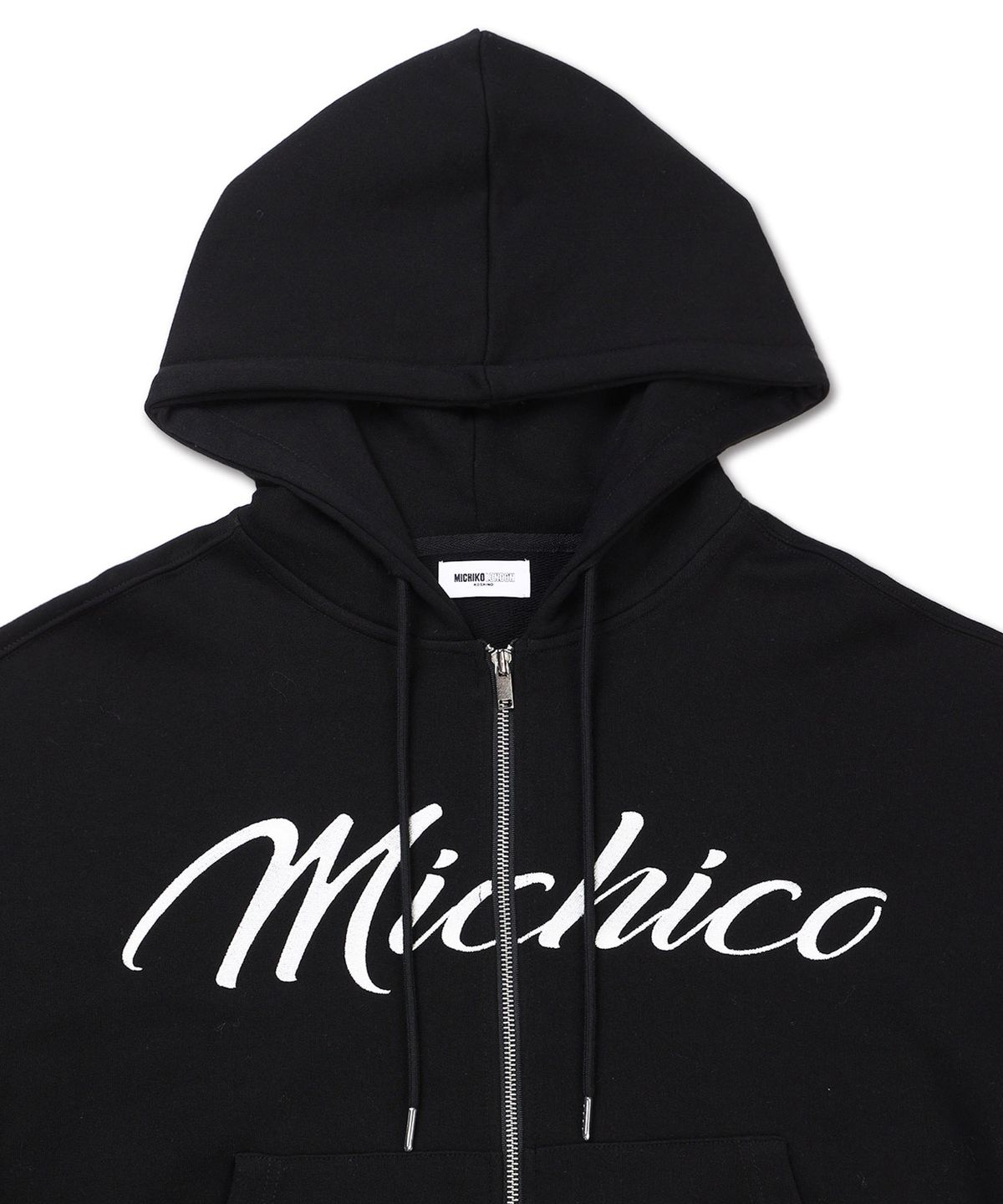 미치코런던 코시노(MICHIKO LONDON KOSHINO) 미치코 후디 집업 블랙