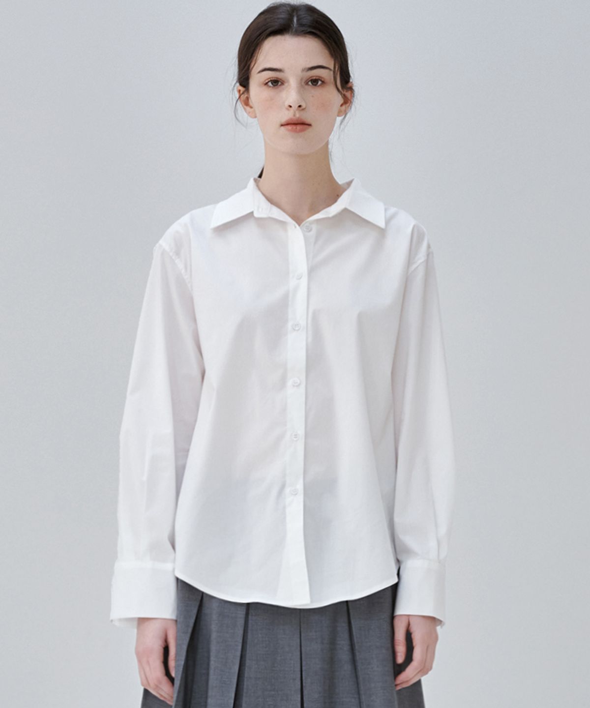 마롭(MALOUPE) 4122 레귤러핏 클래식 셔츠 (화이트)