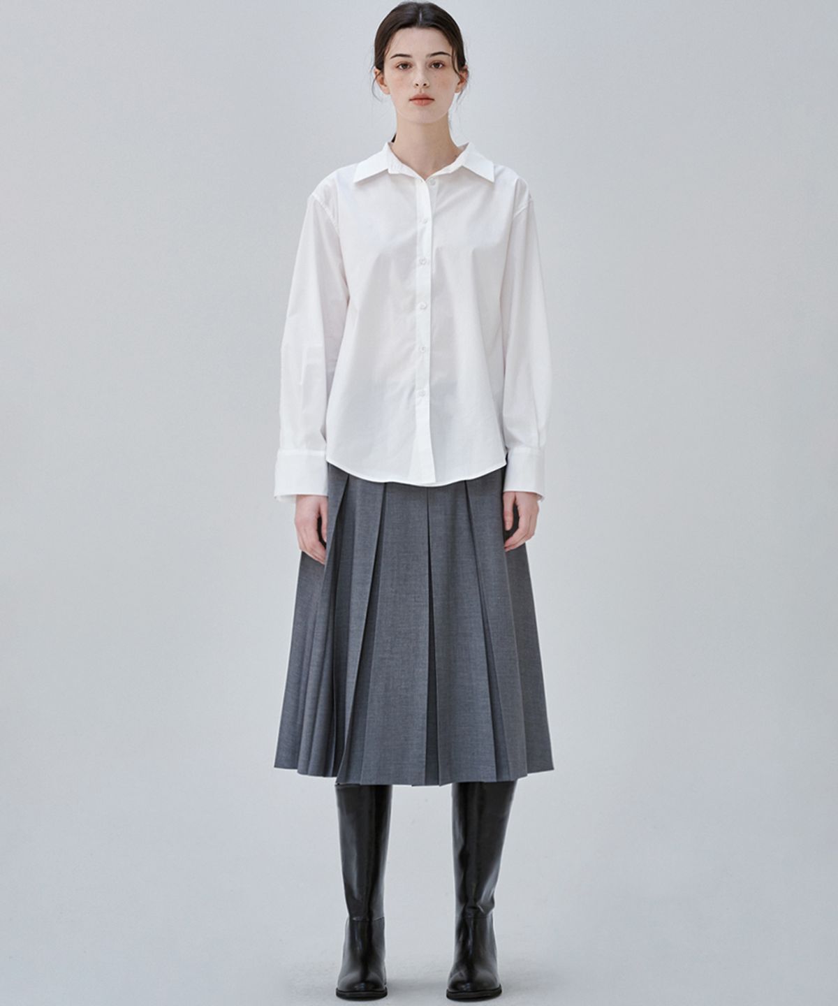 마롭(MALOUPE) 4122 레귤러핏 클래식 셔츠 (화이트)