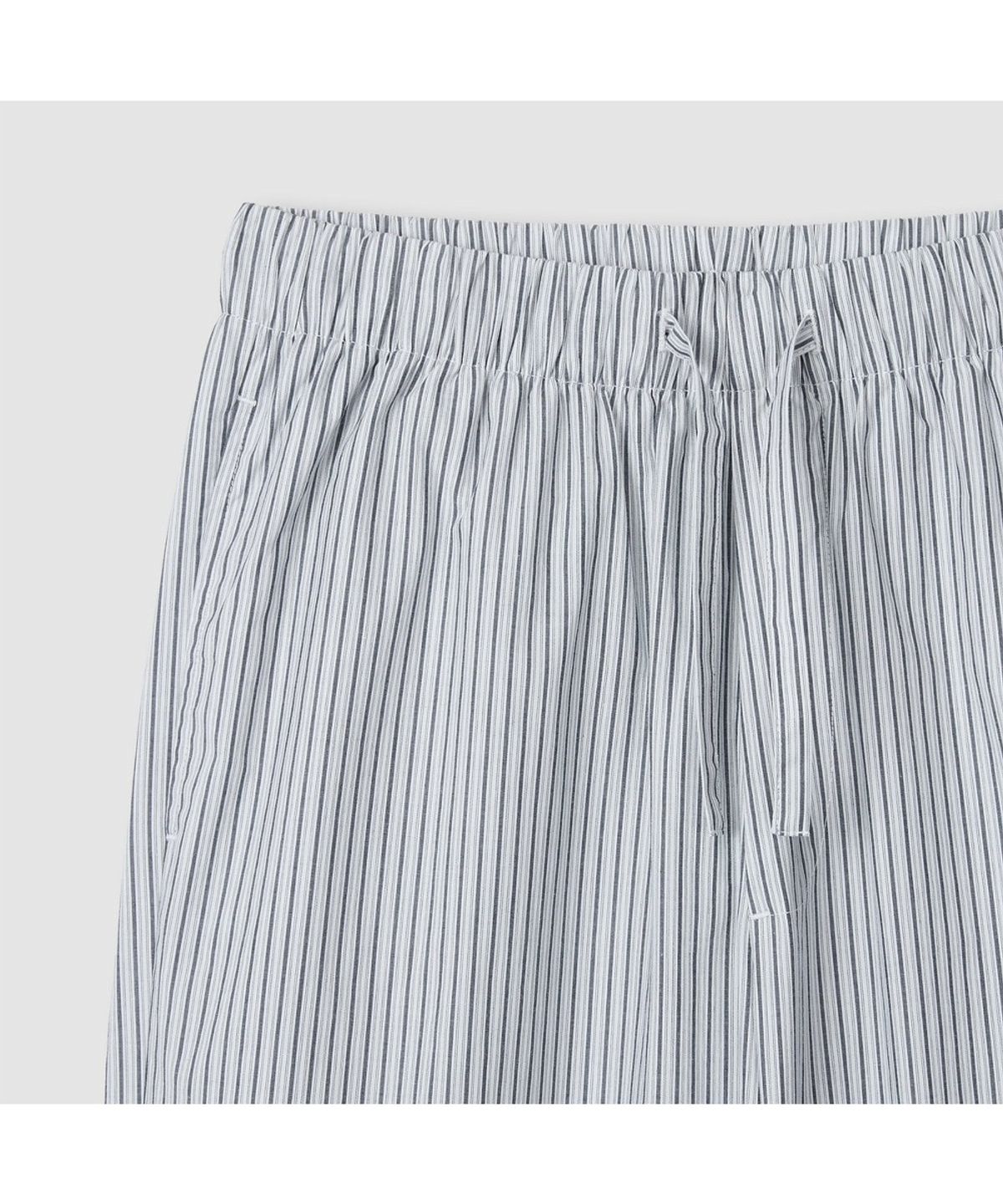 자주(JAJU) [공용] 60수 코튼 10부 라운지 팬츠 [S-XL]_라이트 네이비