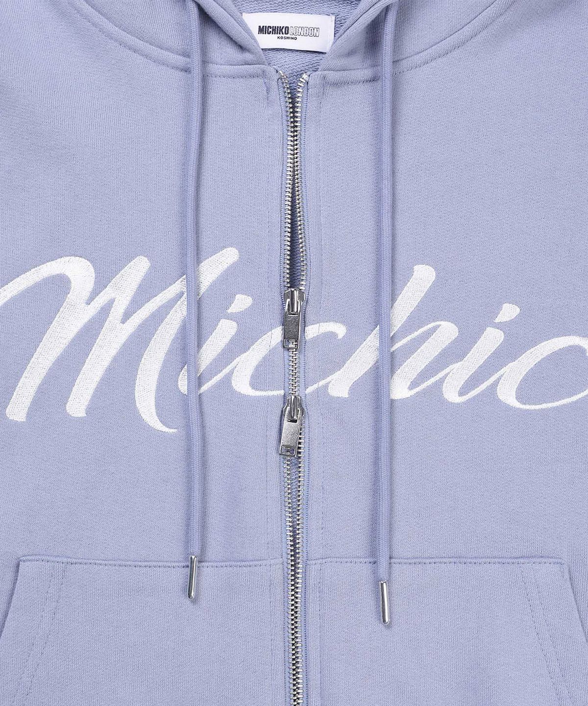 미치코런던 코시노(MICHIKO LONDON KOSHINO) 미치코 후디 집업 더스티 블루