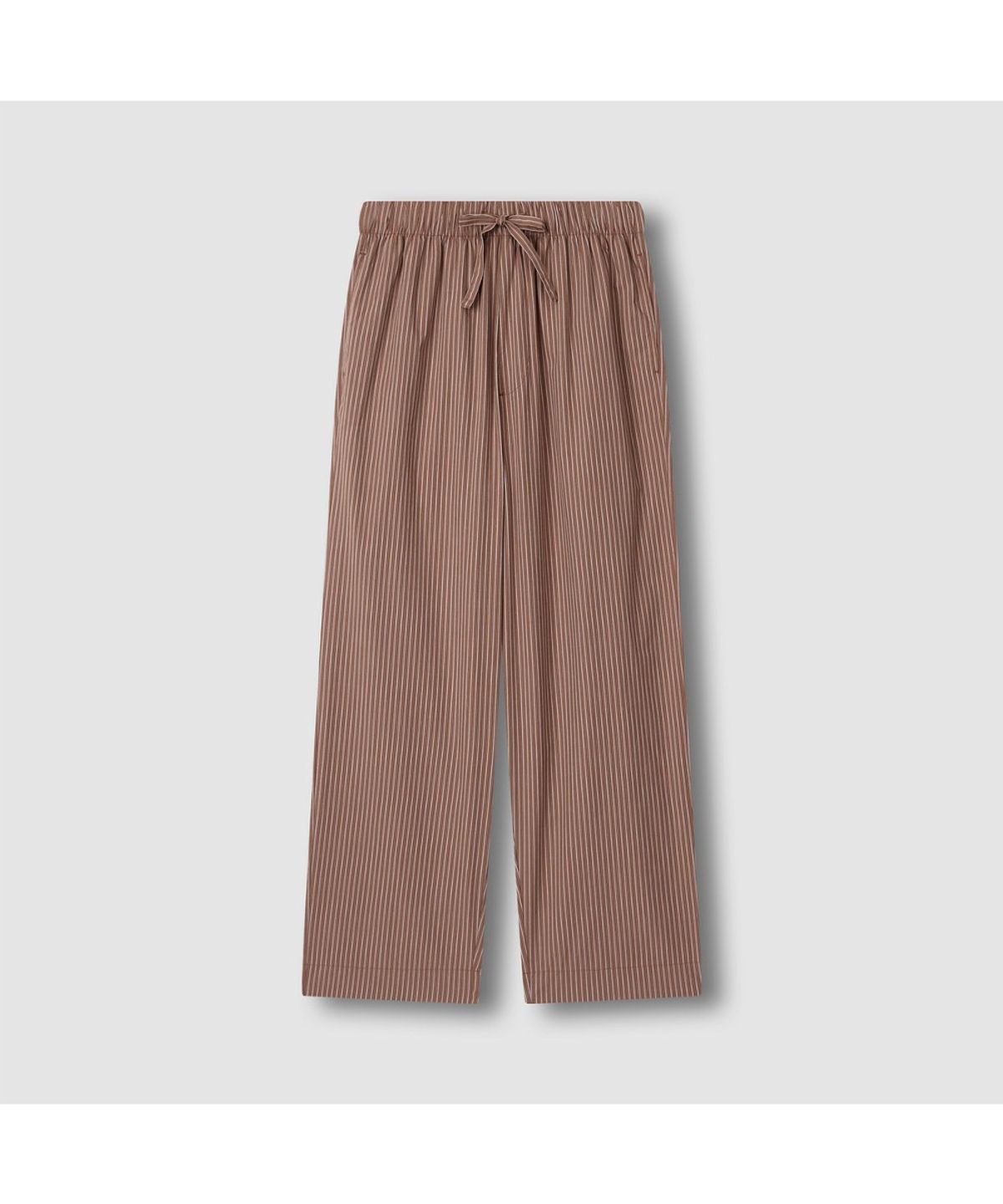 자주(JAJU) [공용] 60수 코튼 10부 라운지 팬츠 [S-XL]_다크 브라운
