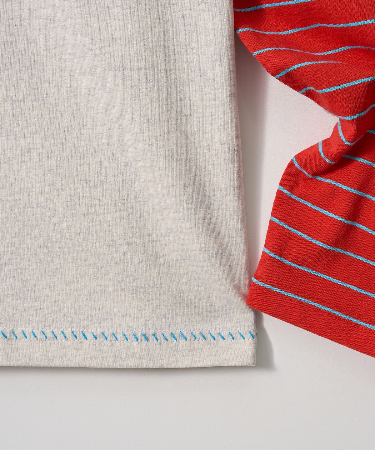 가먼츠팹(GARMENTS FAB) Stripe Layered Longsleeve (OATMEAL)