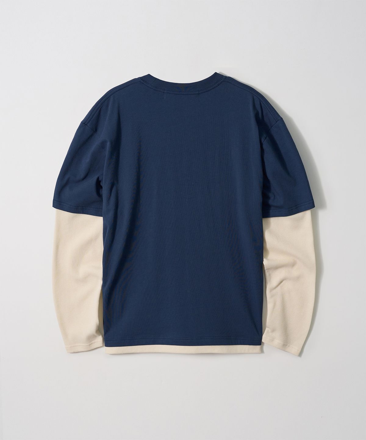 가먼츠팹(GARMENTS FAB) Hype People Waffle Layered Longsleeve (NAVY)