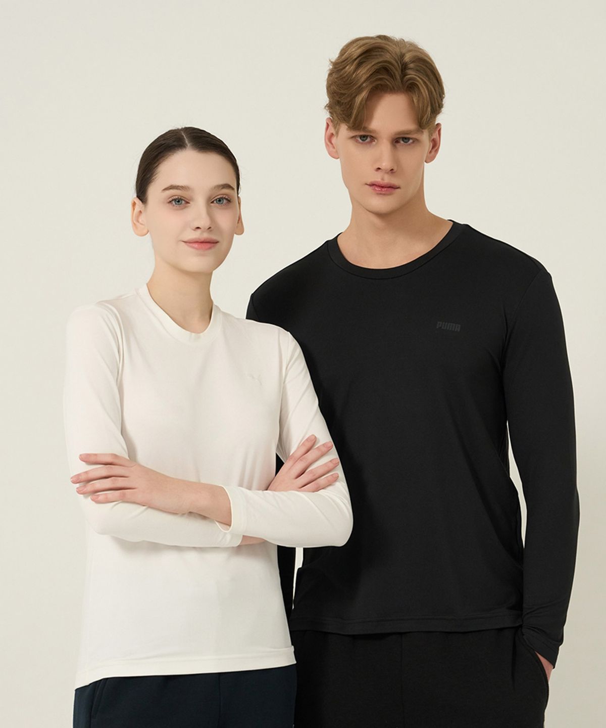 푸마 바디웨어(PUMA BODYWEAR) [2PACK] 베이직 웜 이너레이어