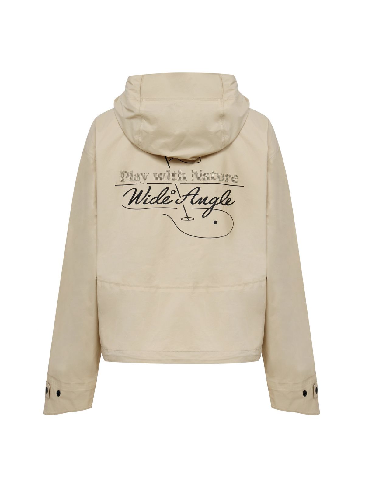 와이드앵글(WIDEANGLE) TO 아트웍 포인트 레인자켓 L_Beige