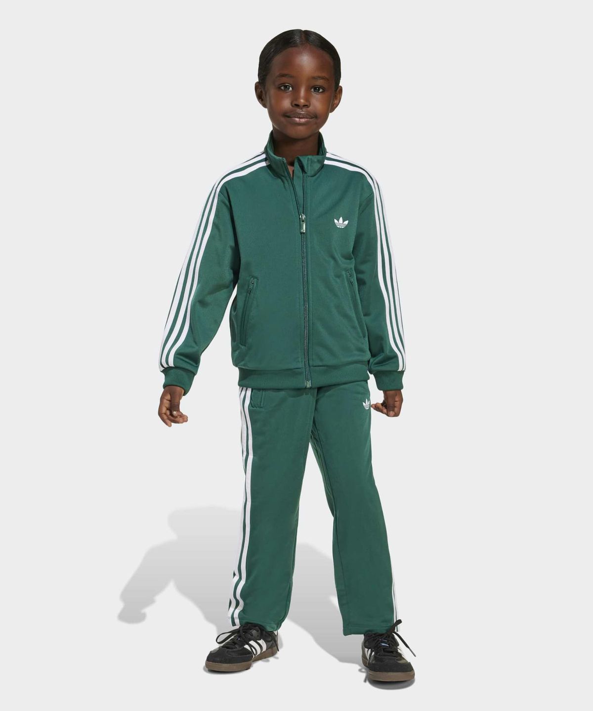 아디다스 키즈(ADIDAS KIDS) 파이어버드 트랙 수트 키즈 - 그린 / KD3296