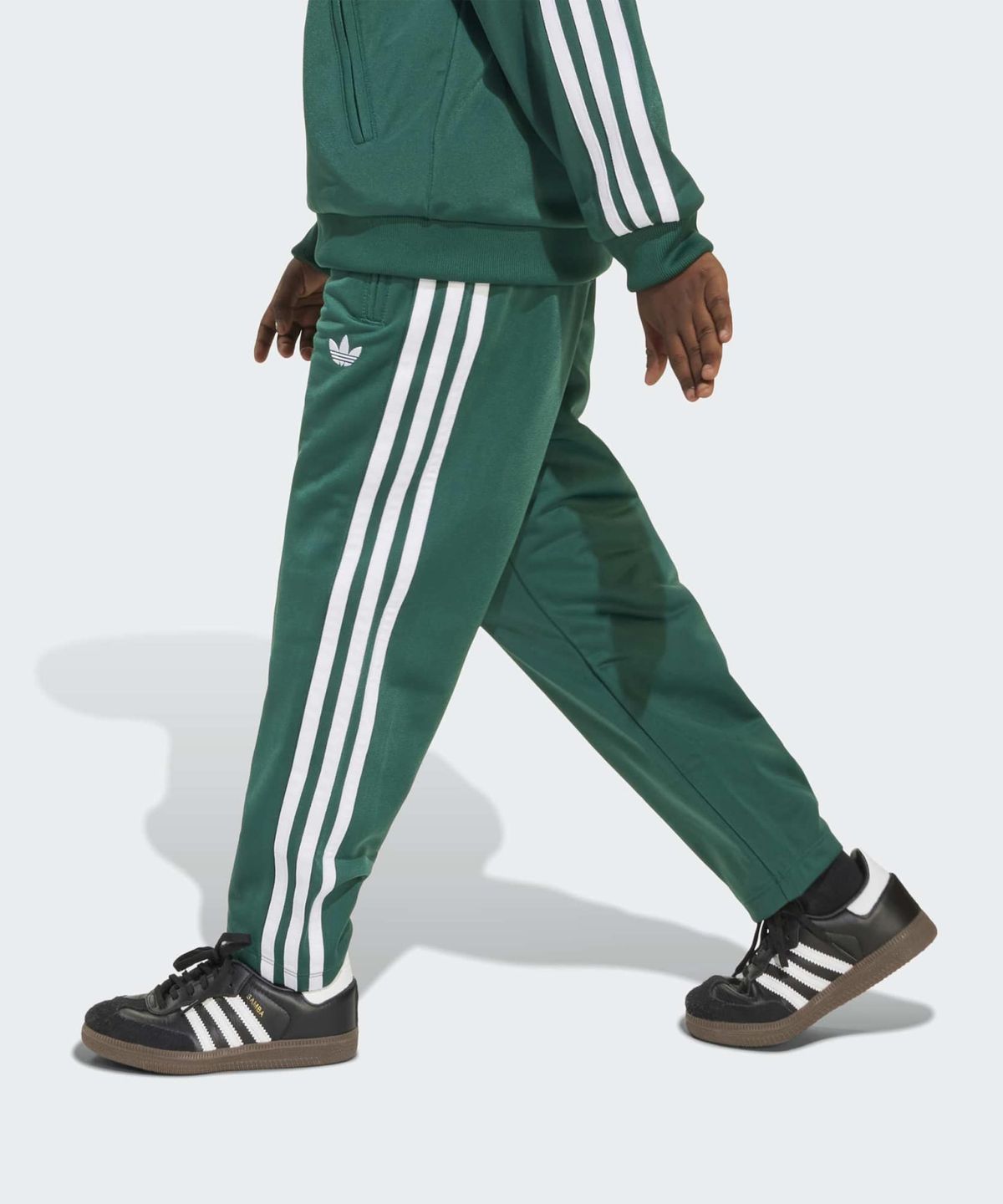 아디다스 키즈(ADIDAS KIDS) 파이어버드 트랙 수트 키즈 - 그린 / KD3296