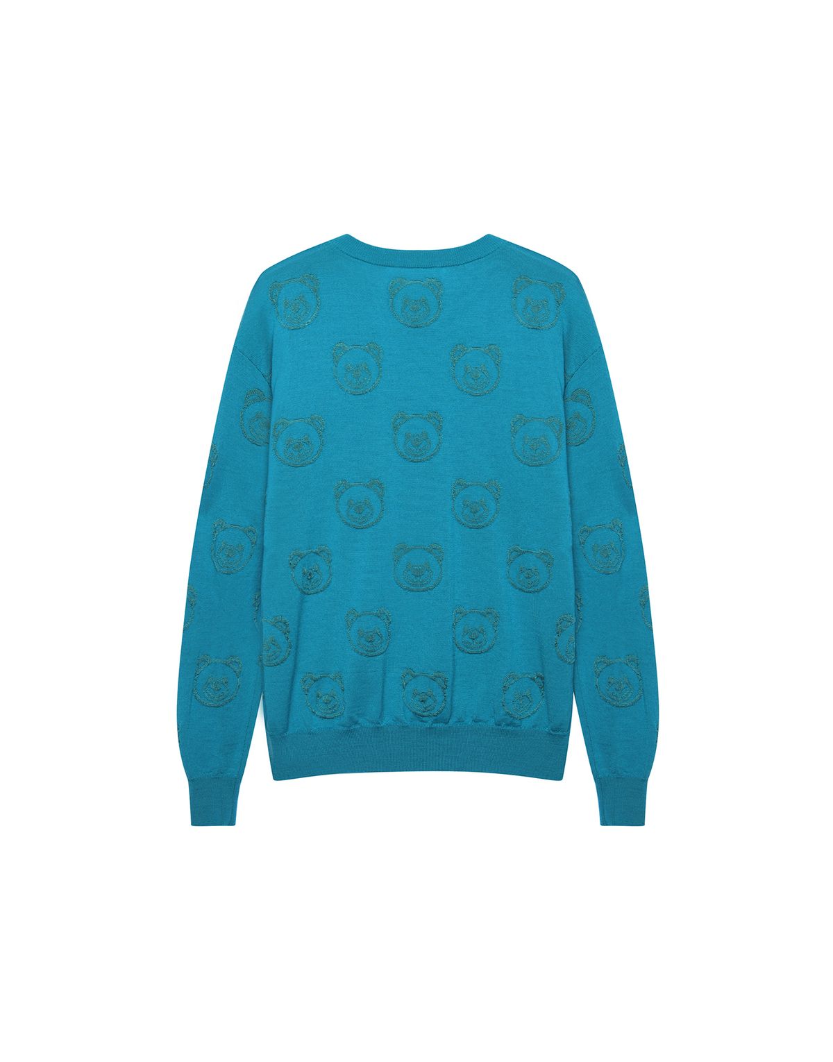 모스키노(MOSCHINO) 테디 엠보 올오버 니트