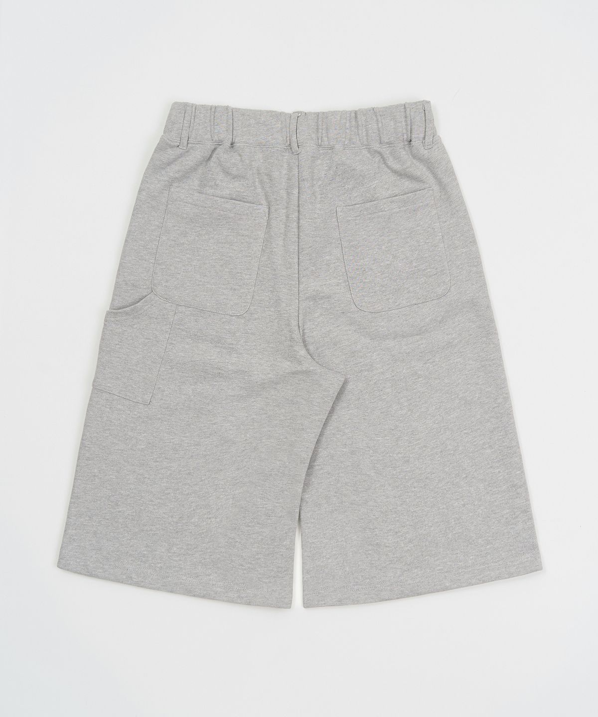 토피(TOFFEE) 더블니 스웻 버뮤다 팬츠 (MELANGE GREY)