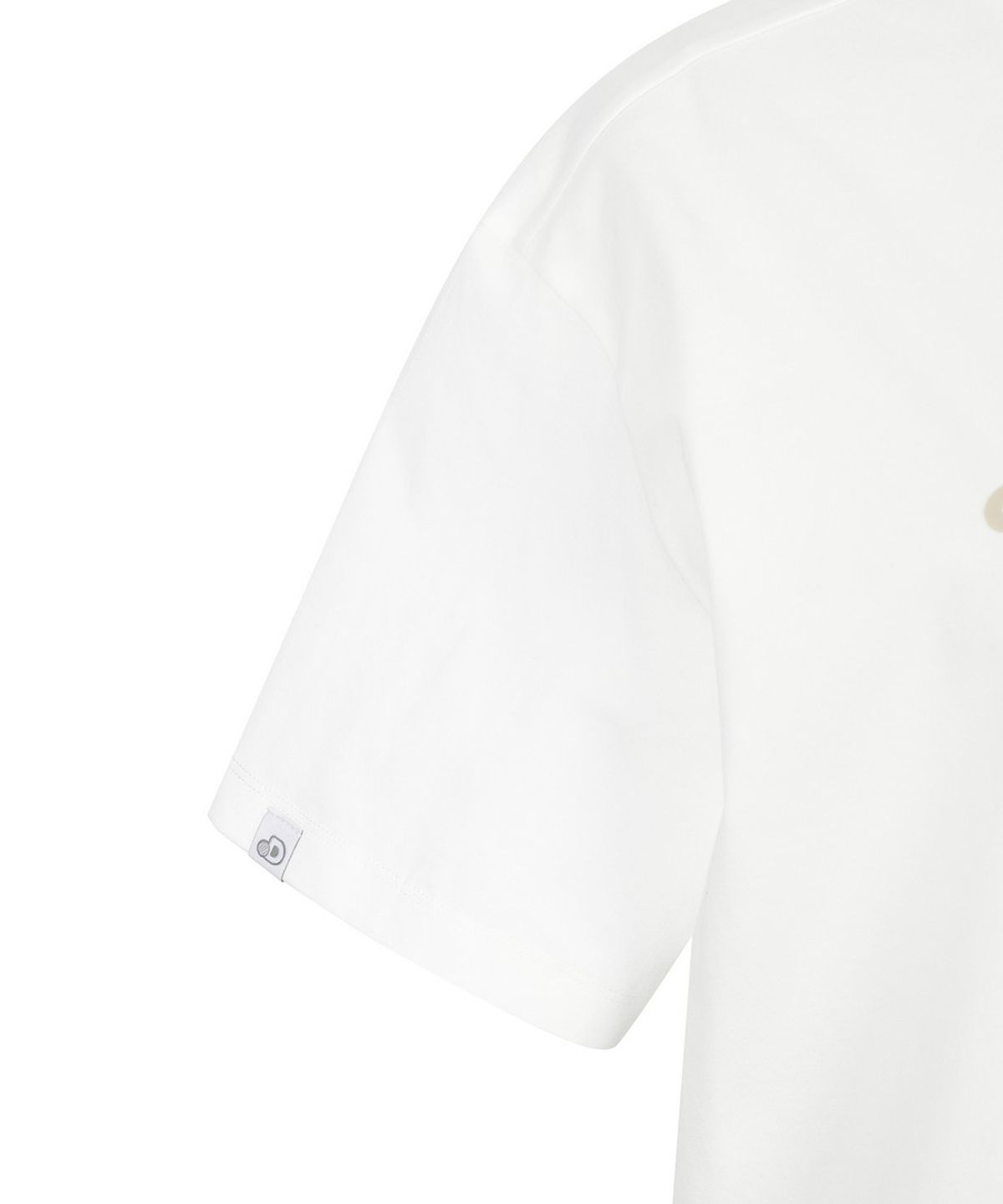 디스커버리 익스페디션(DISCOVERY EXPEDITION) 여성 레터링 세미오버핏 반팔티셔츠 (WHITE)