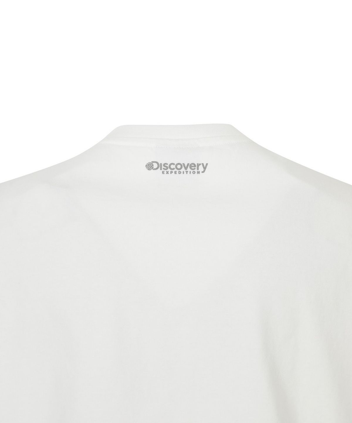 디스커버리 익스페디션(DISCOVERY EXPEDITION) 여성 레터링 세미오버핏 반팔티셔츠 (WHITE)