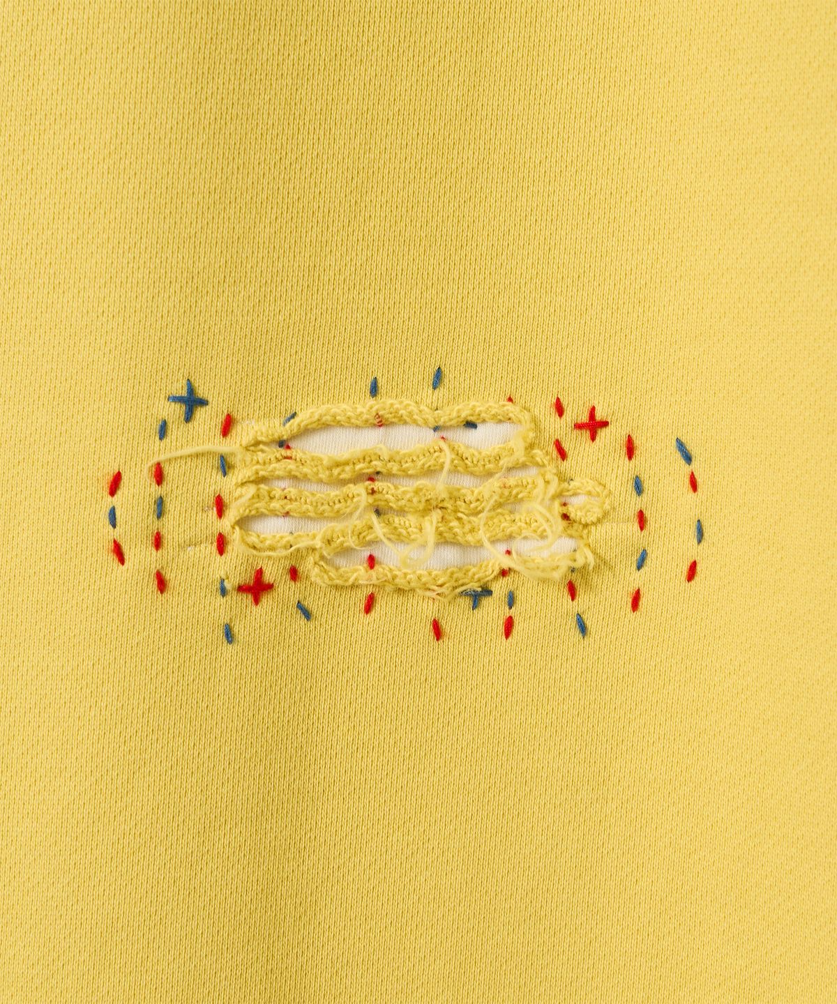 가먼츠팹(GARMENTS FAB) Washed Hand Stitch Sweatpants (YELLOW)