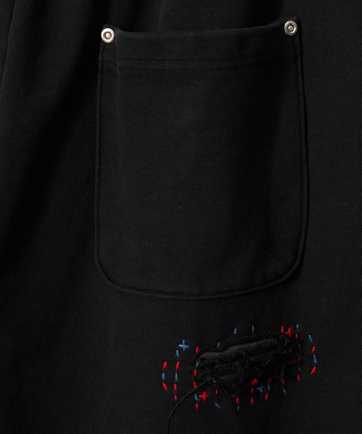 가먼츠팹(GARMENTS FAB) Washed Hand Stitch Sweatpants (BLACK)