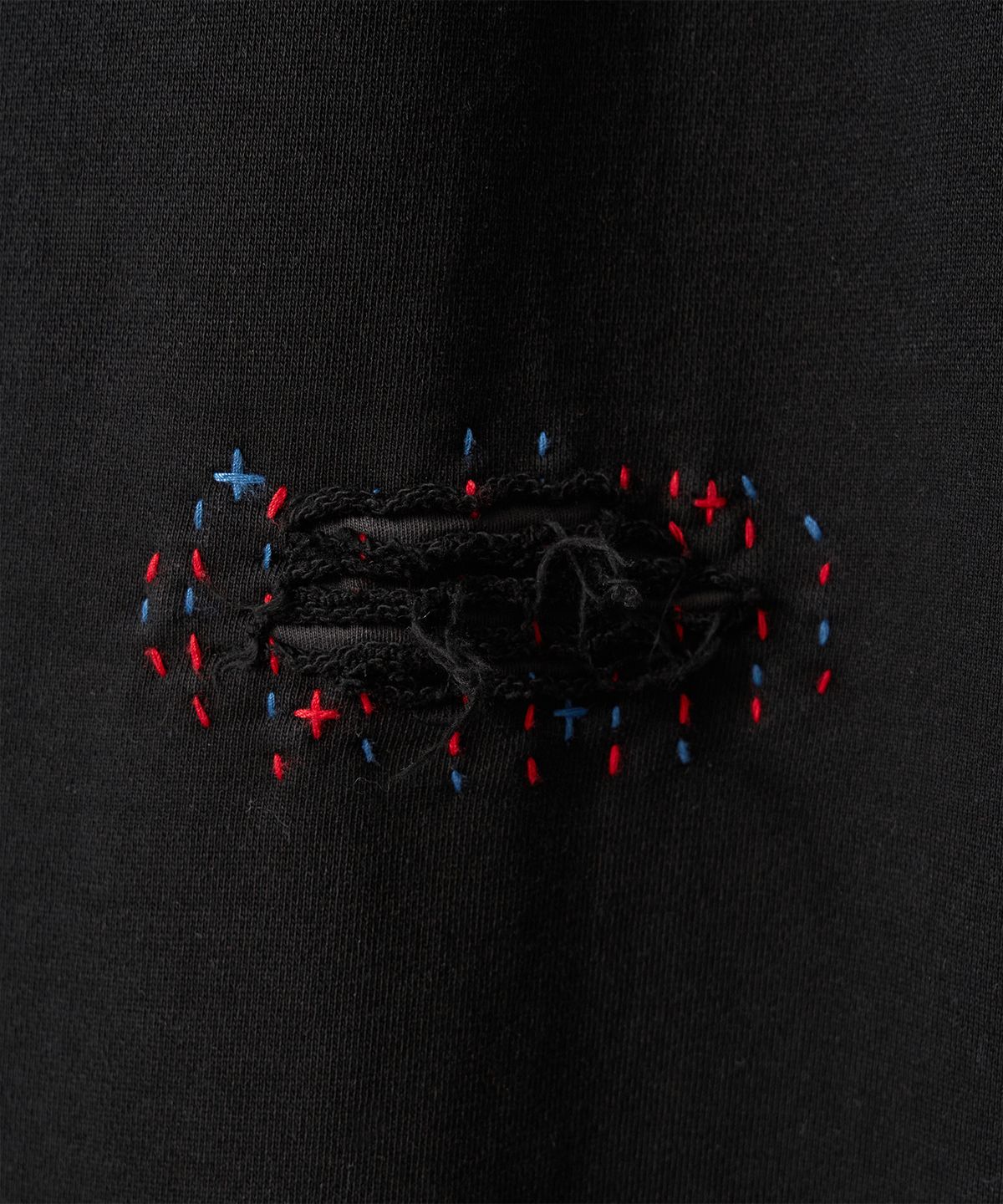 가먼츠팹(GARMENTS FAB) Washed Hand Stitch Sweatpants (BLACK)