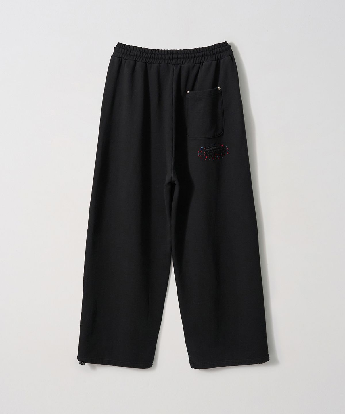 가먼츠팹(GARMENTS FAB) Washed Hand Stitch Sweatpants (BLACK)