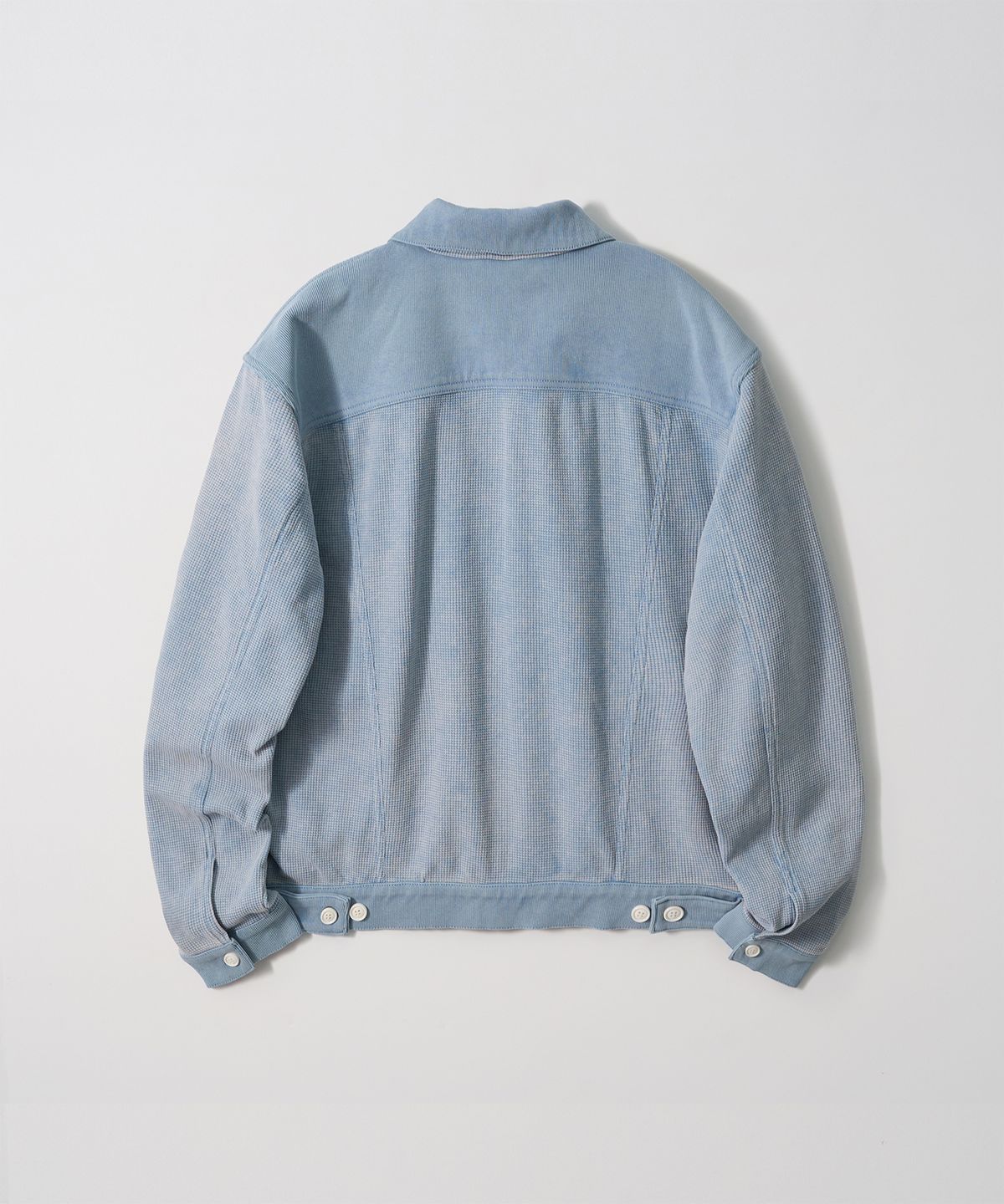 가먼츠팹(GARMENTS FAB) Washed Waffle Jacket (SKY BLUE)