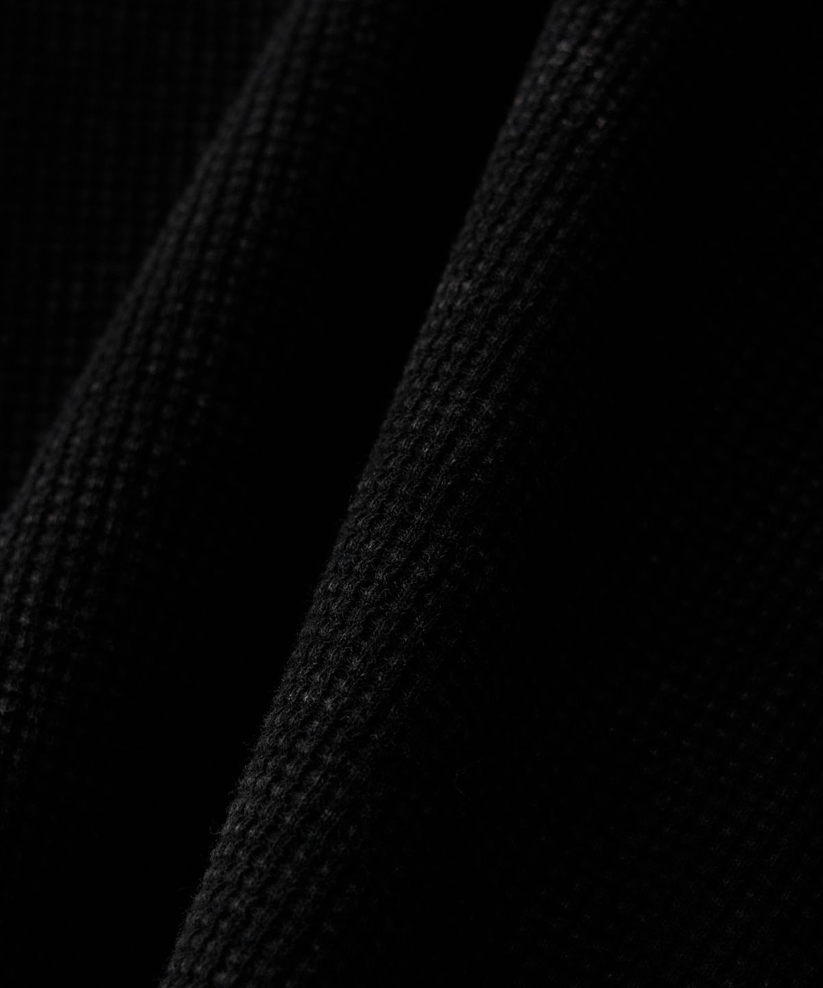 가먼츠팹(GARMENTS FAB) Washed Waffle Jacket (BLACK)