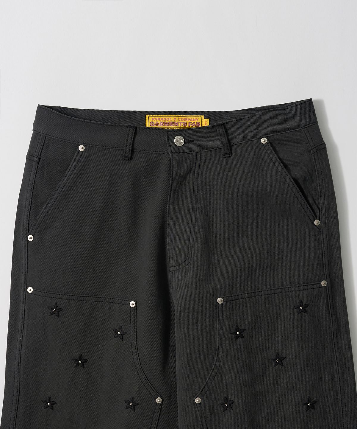 가먼츠팹(GARMENTS FAB) Star Studs Carpenter Pants (CHARCOAL)