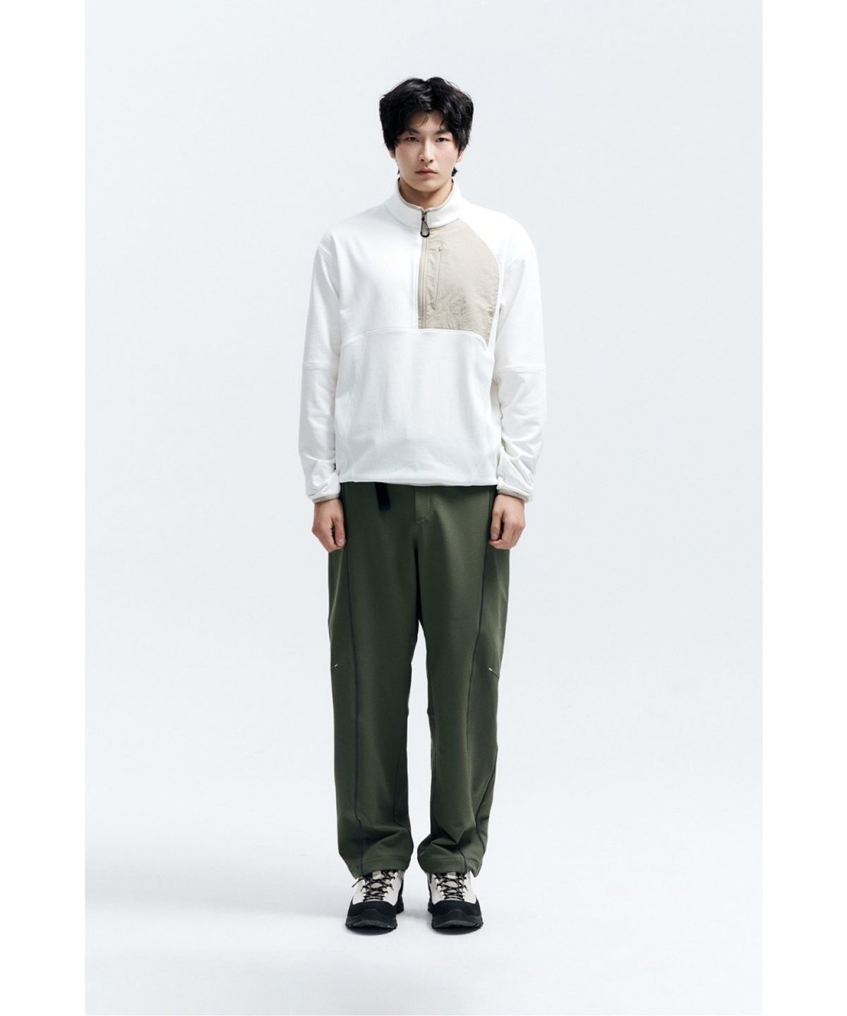 코오롱스포츠(KOLON SPORT) WM 익스퍼트 집 티셔츠 8UTBX26101IVO