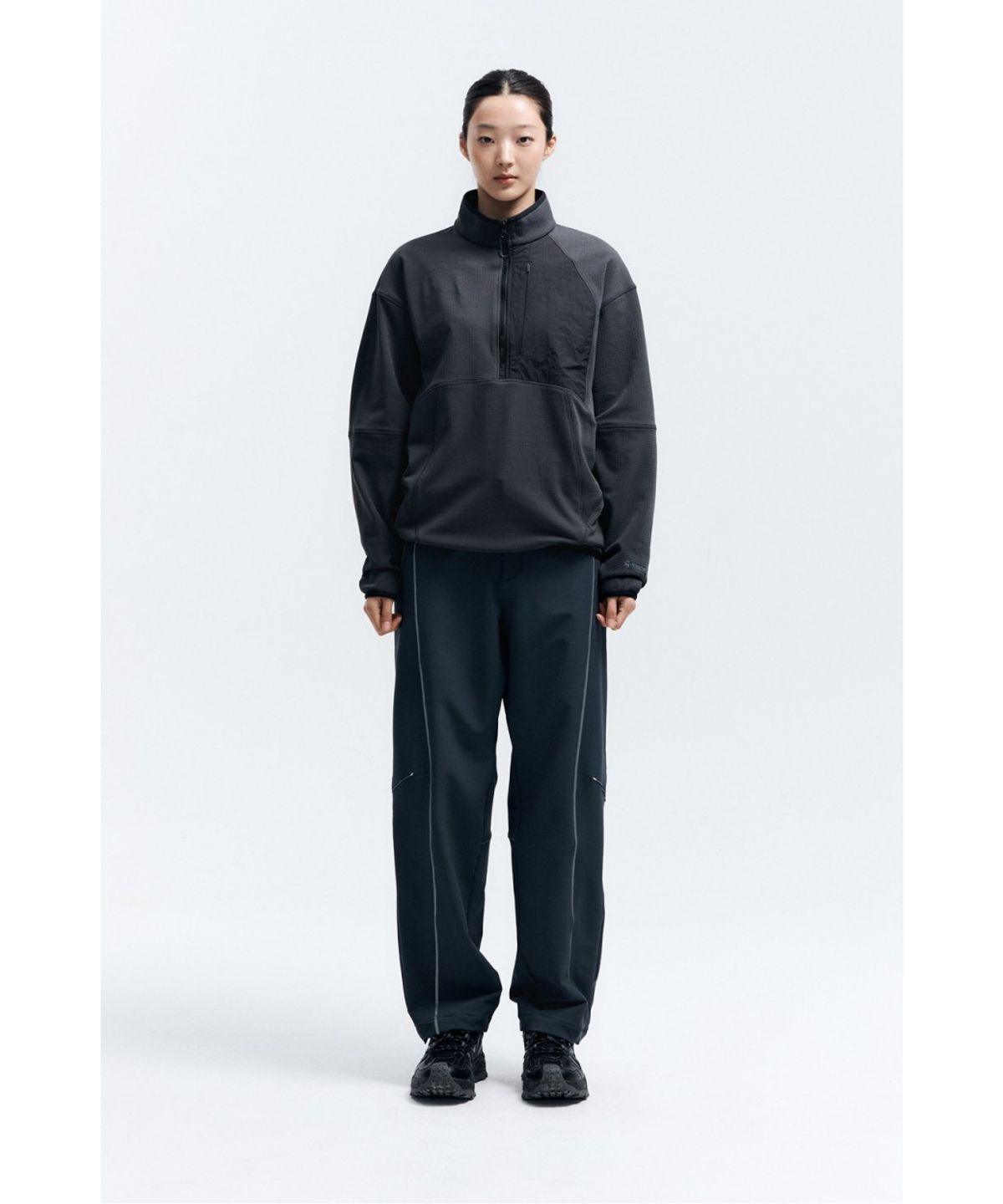 코오롱스포츠(KOLON SPORT) WM 익스퍼트 집 티셔츠 8UTBX26101DGY