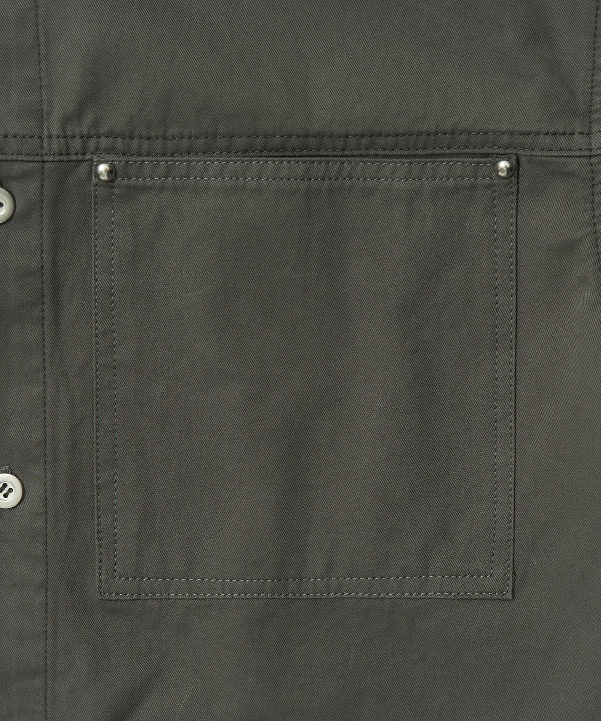 엑스컨테이너(EXCONTAINER) 유틸리티 하프 셔츠 자켓 (CHARCOAL)