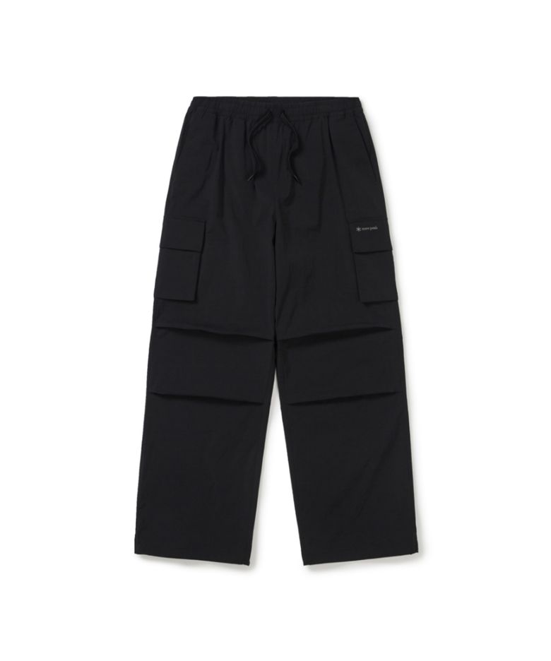 루트 스트링 와이드 팬츠 (S26MURPT64) Black